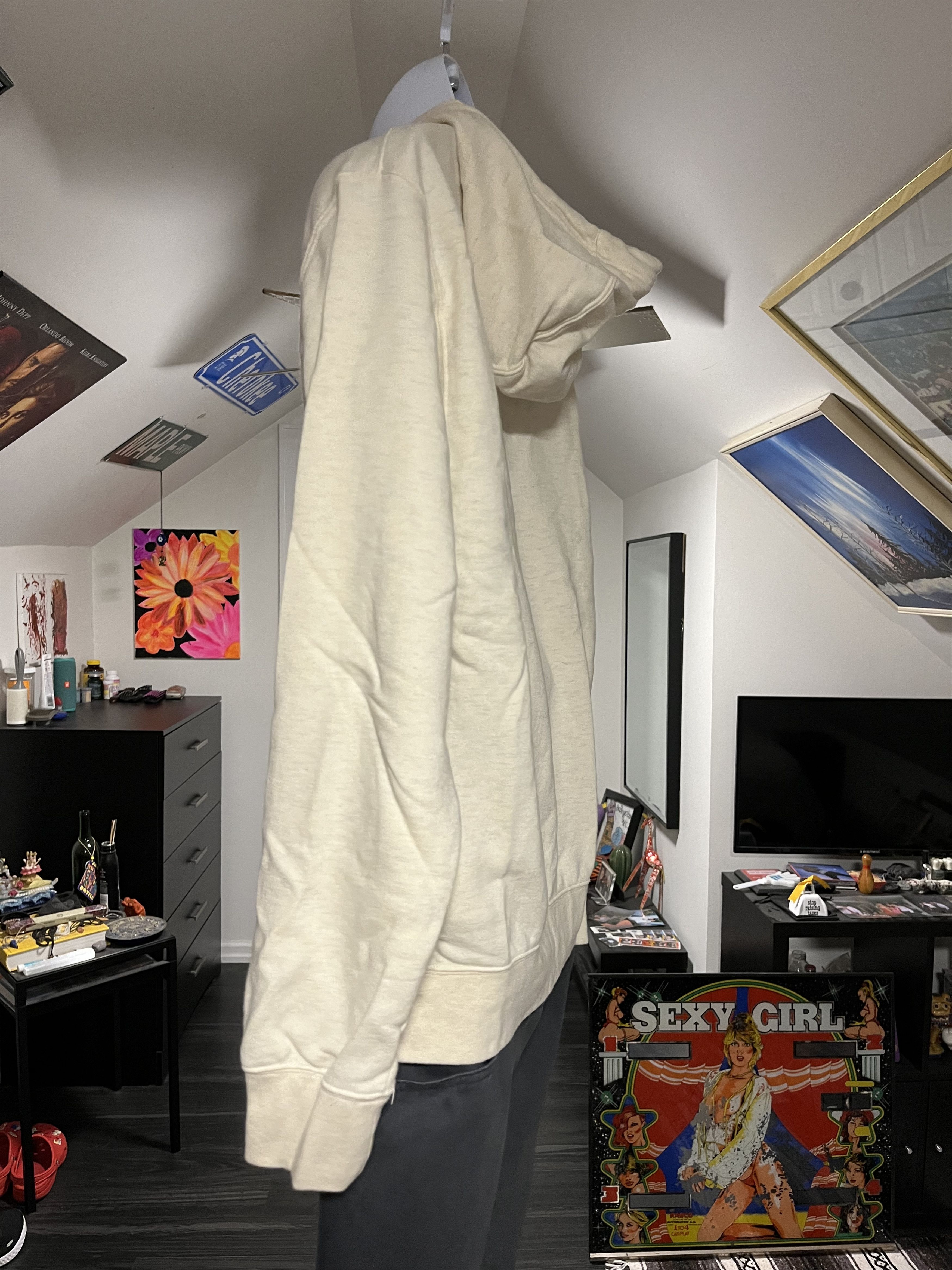 Nike Nike Creme Sweartshirt with Unique Color Logo Size US M / EU 48-50 / 2 - 3 Thumbnail