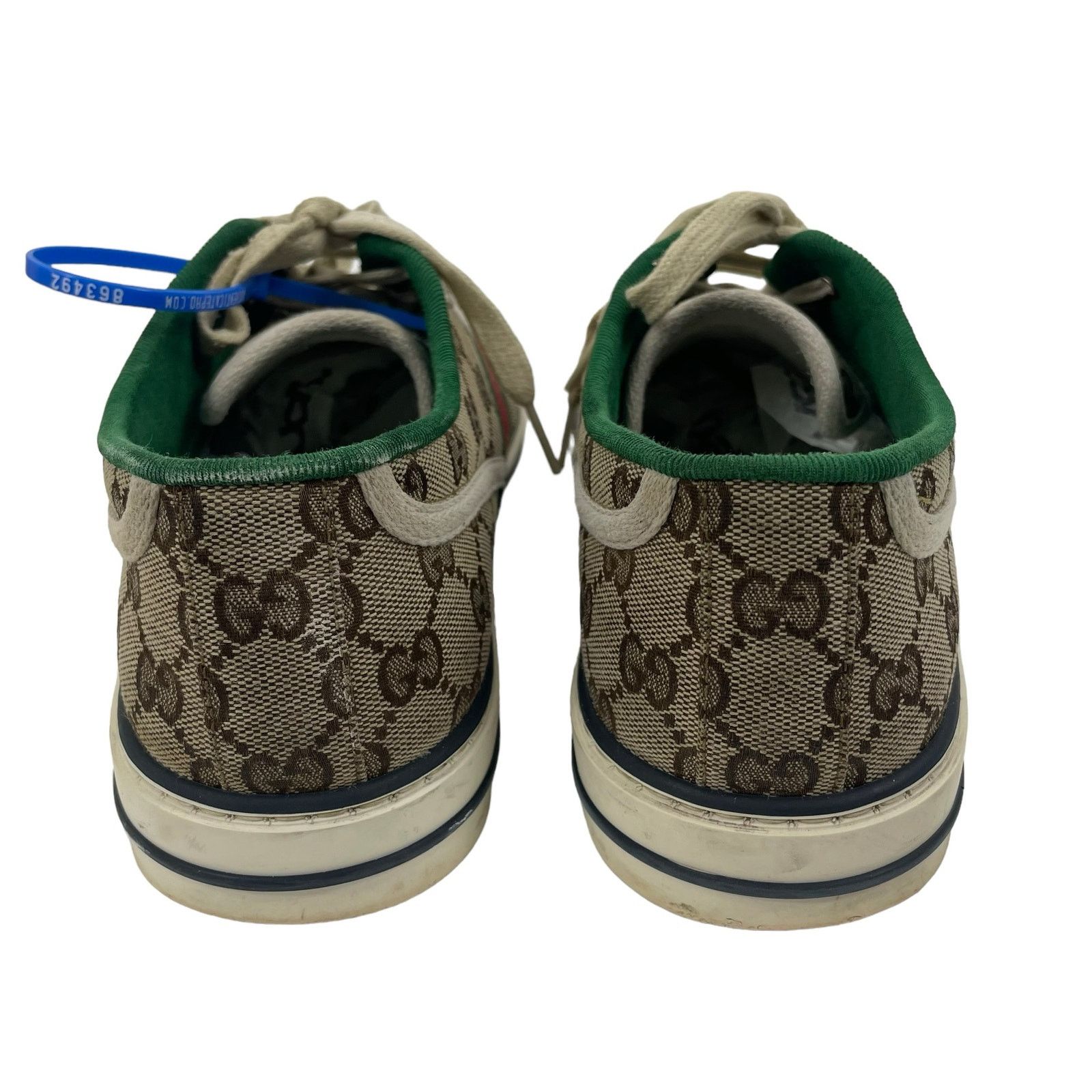 Gucci GG 1977 Tennis Sneakers Lace Up Ebony Men Size 9/ 9.5 display picture 1