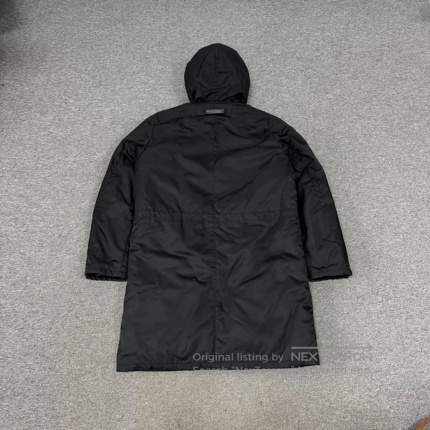Prada Black Long Hooded Heavy Winter Coat. Size US M / EU 48-50 / 2 - 3 Thumbnail