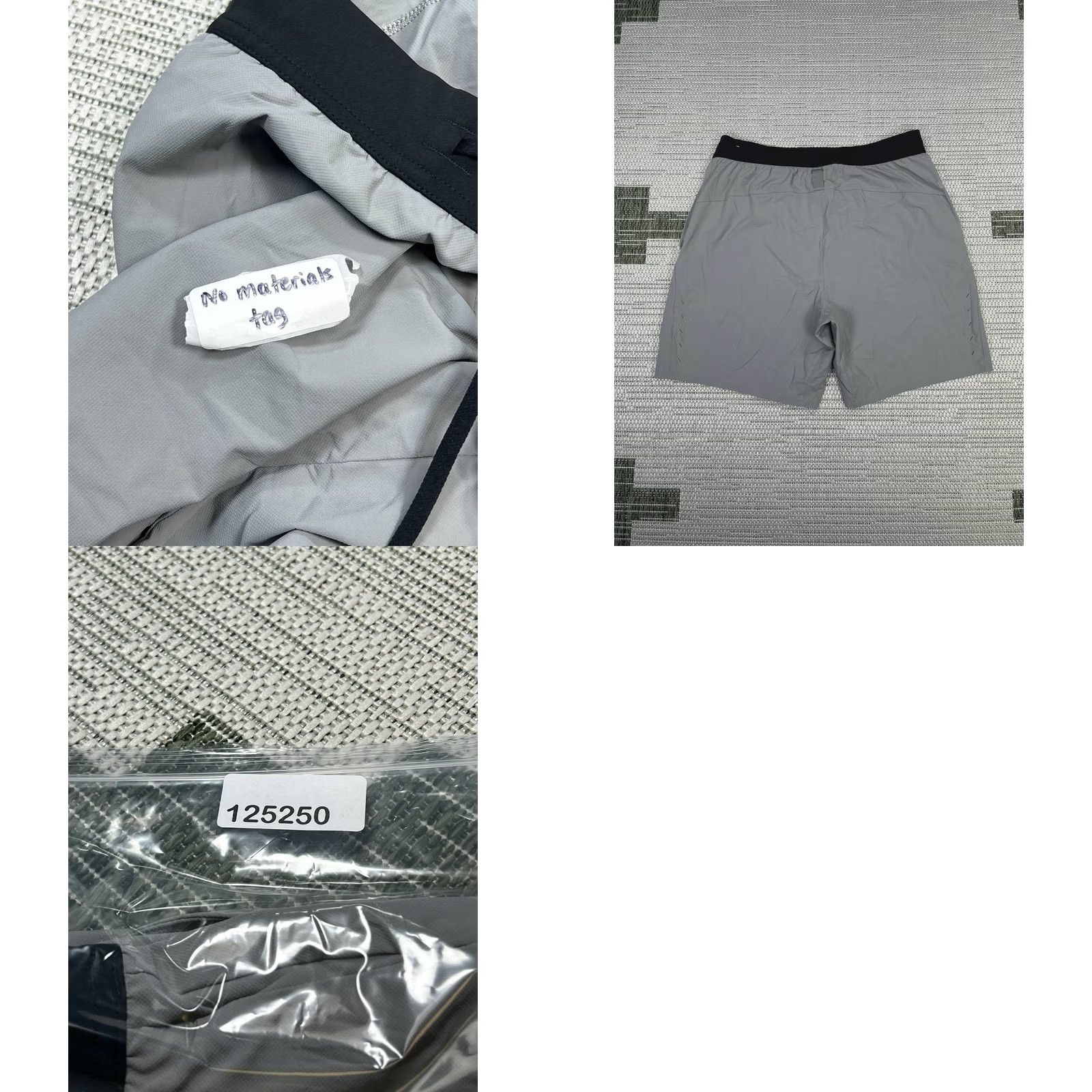 Vintage VRST Shorts Mens Medium Gray Drawstring Linerless Athletic * Size US 31 - 8 Thumbnail