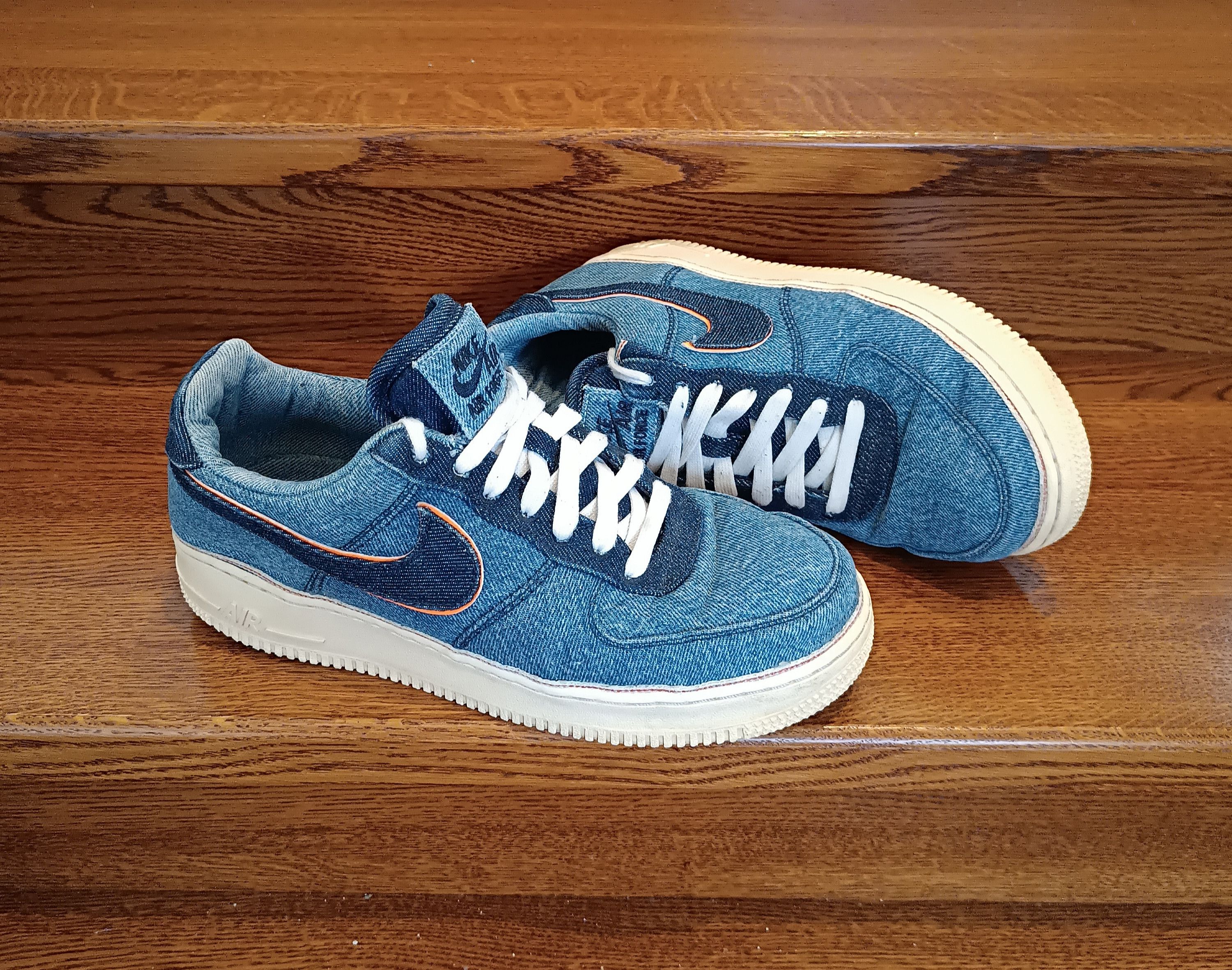 Nike Air Force x 3x1 Jeans Denim Stonewash Sneakers
