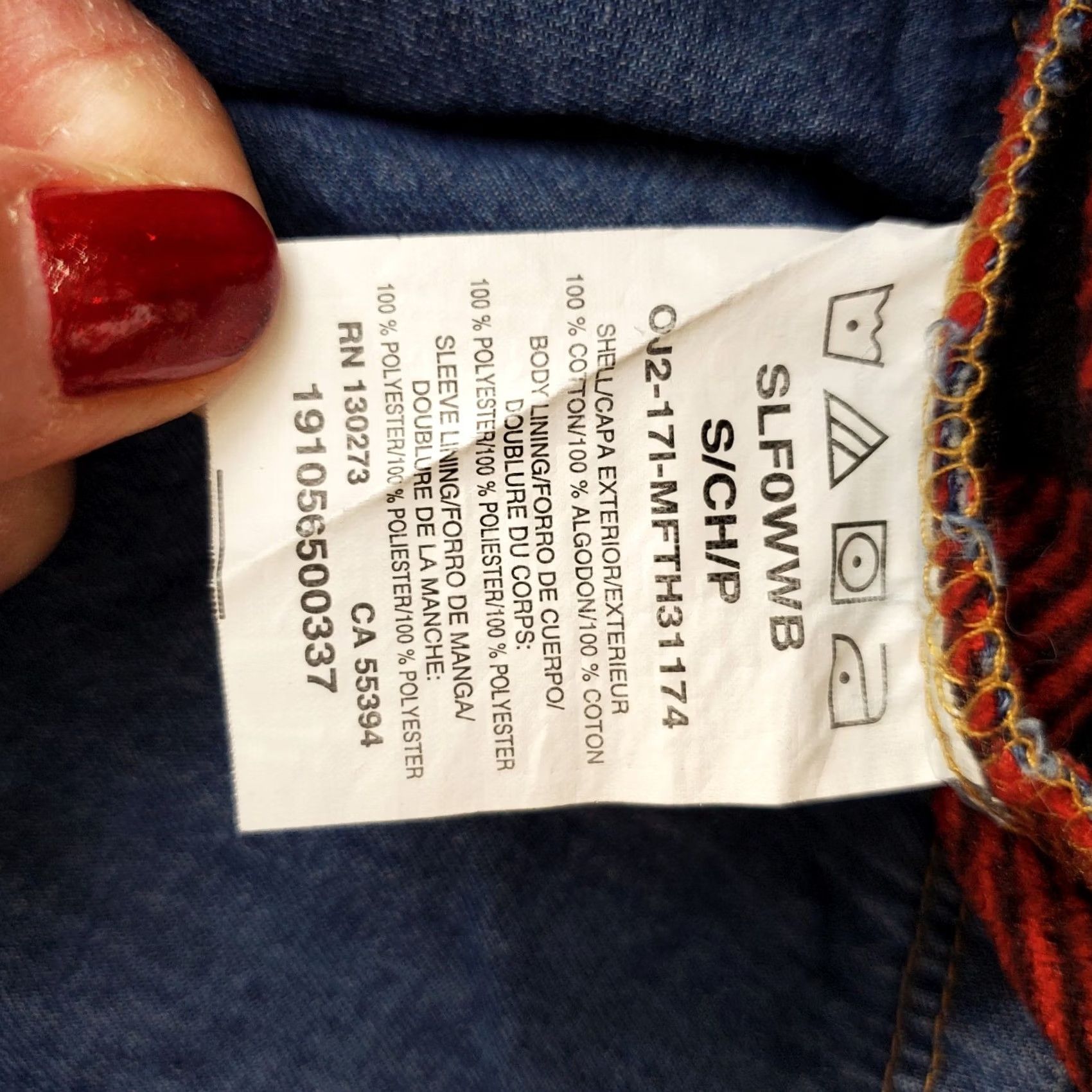 Lee Riders by Lee Denim Shacket Womens Small Blue Shacket Denim Jacket Shacket Blanked Lined Button Front Womens Size S Blue Jacket Size S / US 4 / IT 40 - 6 Thumbnail