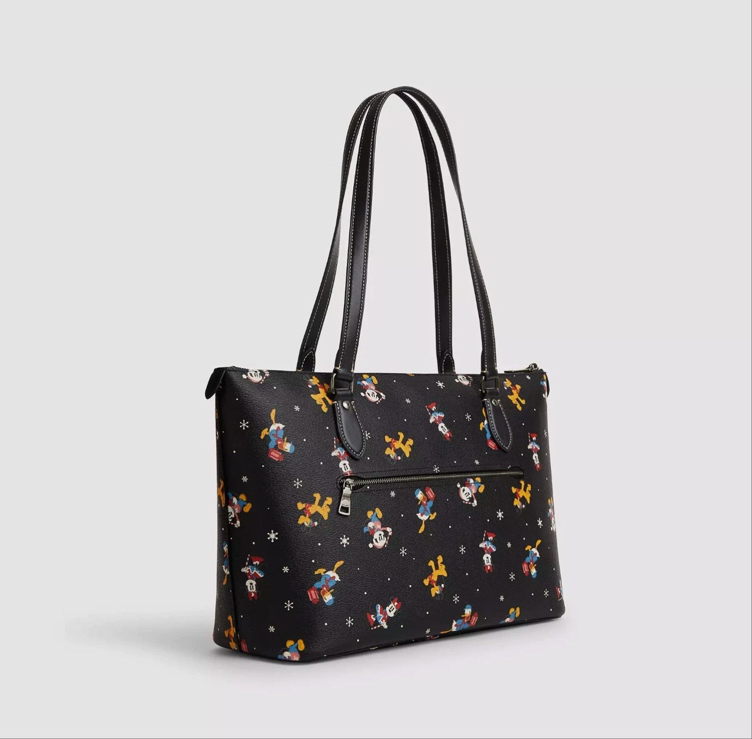 Coach NWT Disney X Coach Gallery Tote With Holiday Print CM189 Size ONE SIZE - 9 Thumbnail