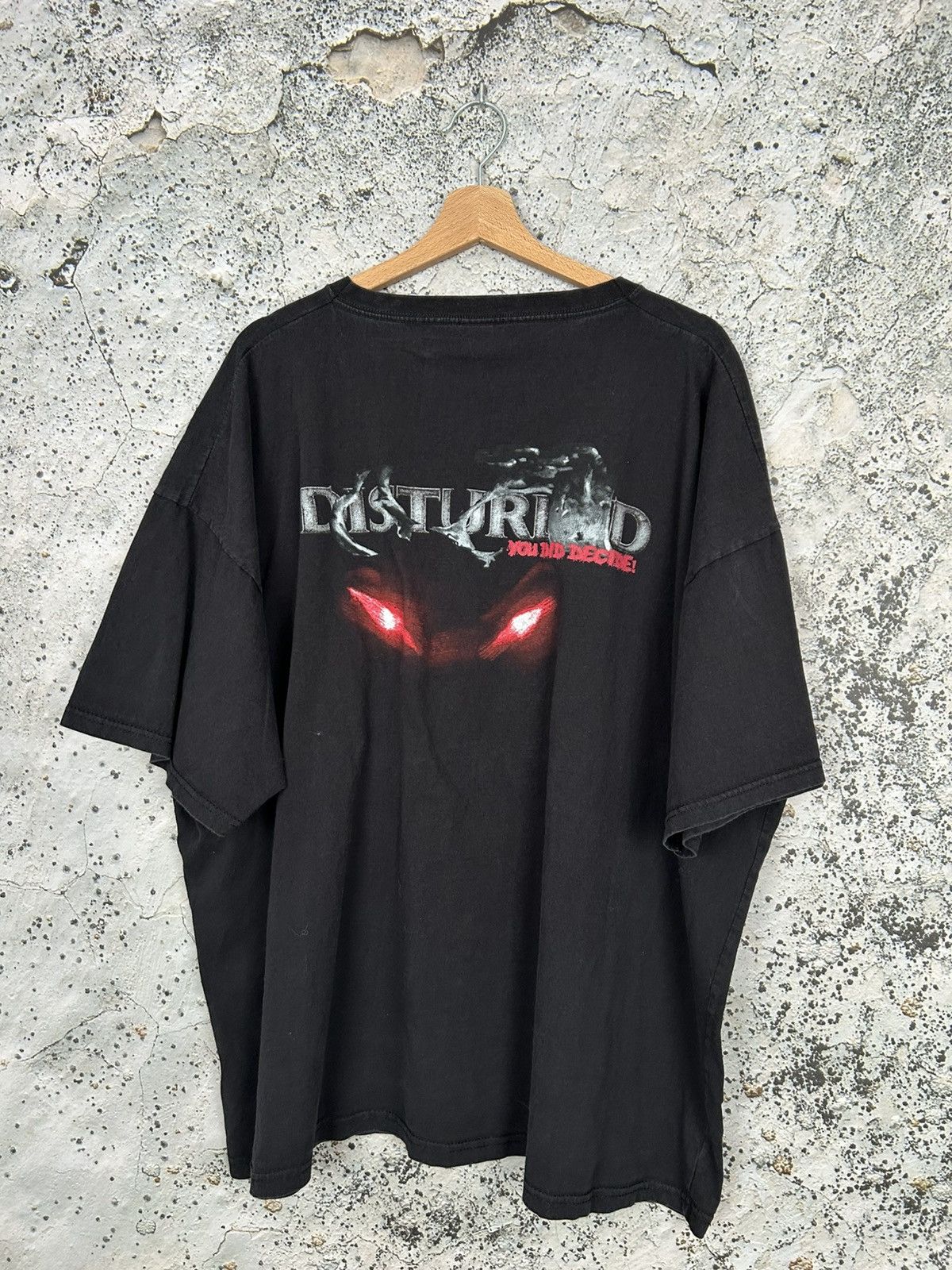 Band Tees Vintage Disturbed Rock Band Tee Metal Horror Grunge Punk Size US XXL / EU 58 / 5 - 4 Thumbnail