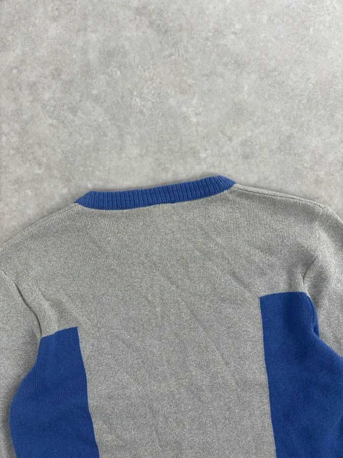 Dolce & Gabbana 1990s Dolce & Gabbana Blue Beige Wool Sweater Size US S / EU 44-46 / 1 - 6 Thumbnail