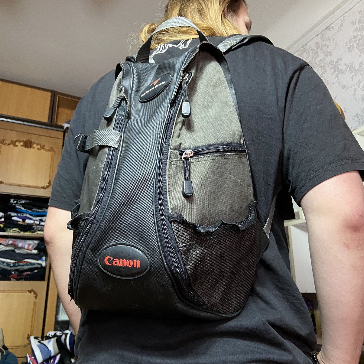 Canon × Mercedes-Benz × Vintage 📌 Vintage Canon Mercedes McLaren Outdoor Backpack Size ONE SIZE - 2 Thumbnail