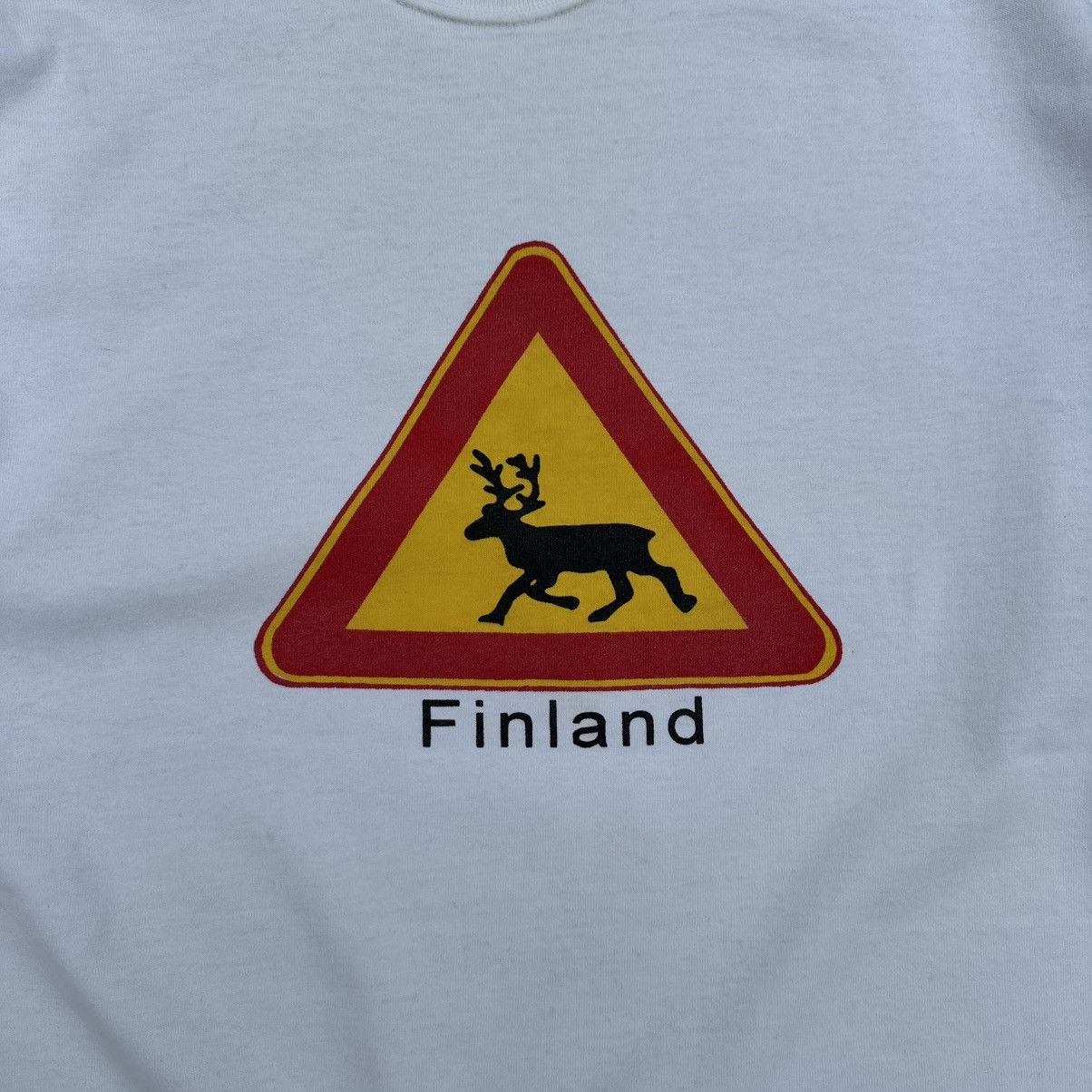 Japanese Brand × Vintage Vintage Adult “ Finland Stop Attention reindeer “ T-shirts Size US XXL / EU 58 / 5 - 6 Thumbnail