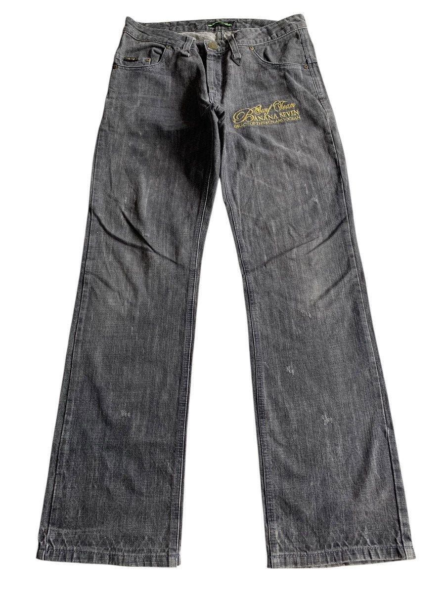 Kapital BANANA SEVEN SURF CITY STREETWEAR DENIM Size US 33 - 3 Thumbnail