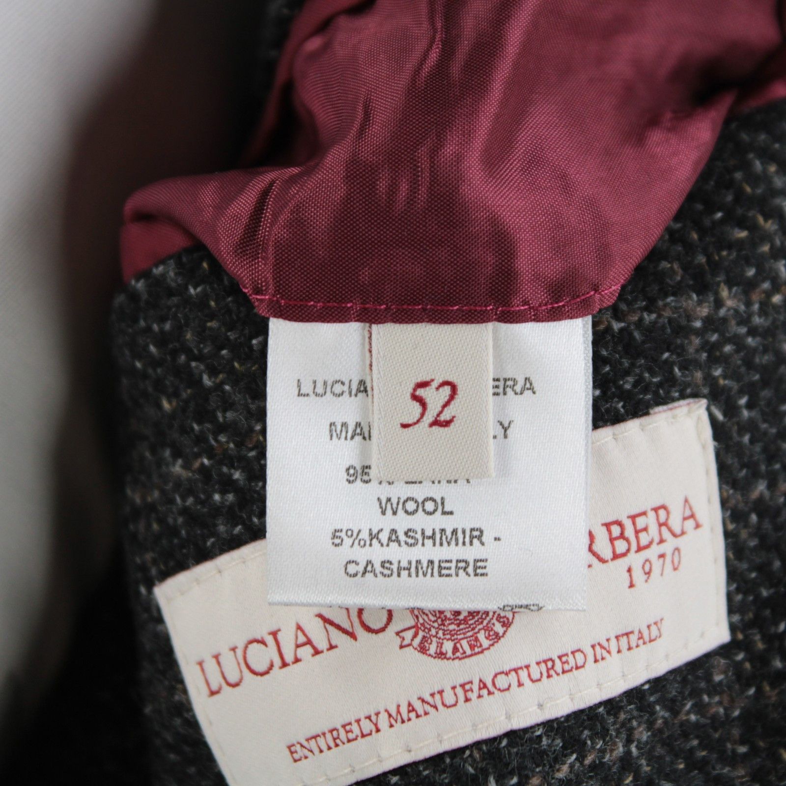 Luciano Barbera Luciano Barbera Sport Coat Size 42 US in Gray Size 42R - 8 Thumbnail