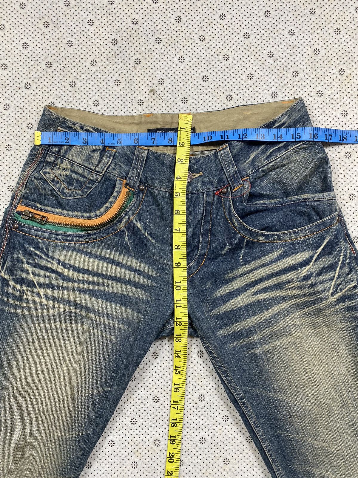 Hysteric Glamour × PPFM × Roots Extremely Patina Look Denim ByRoot Three Style Size US 32 / EU 48 - 7 Thumbnail