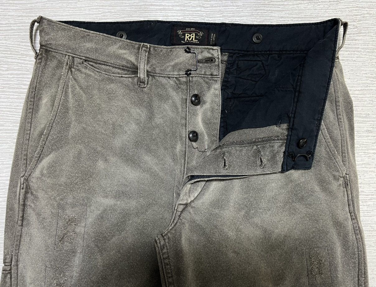RRL Ralph Lauren RRL - Cinch Back Distressed Effect Baggy Work Pants Size US 32 / EU 48 - 14 Thumbnail