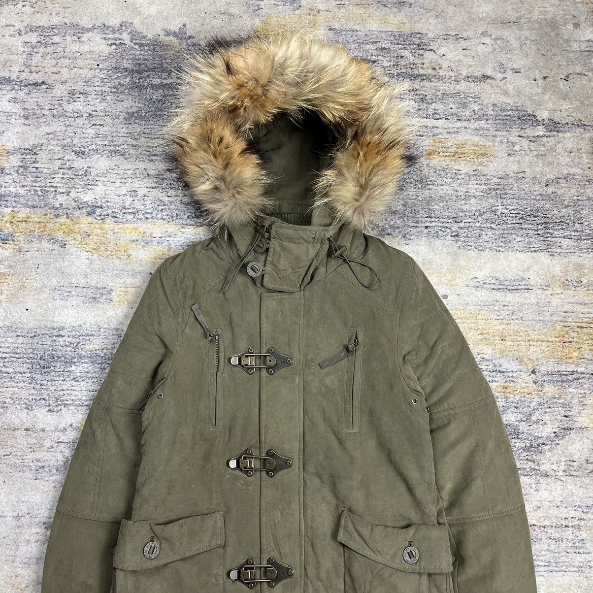 If Six Was Nine Sly military raccoon fur jacket vkei style Size US S / EU 44-46 / 1 - 2 Thumbnail