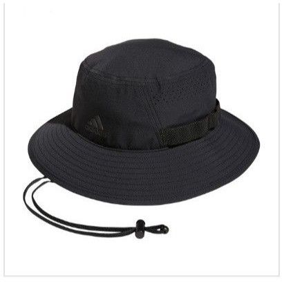 Adidas ADIDAS Unisex Originals Black Webbing Boonie UPF 50 Sun Prot Size ONE SIZE - 4 Thumbnail