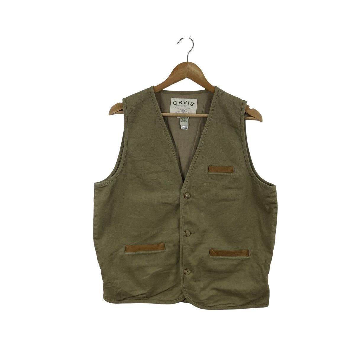 Orvis ORVIS SPORTING TRADITIONS Utility Vest Leather Trim Button Size US M / EU 48-50 / 2 - 1 Thumbnail