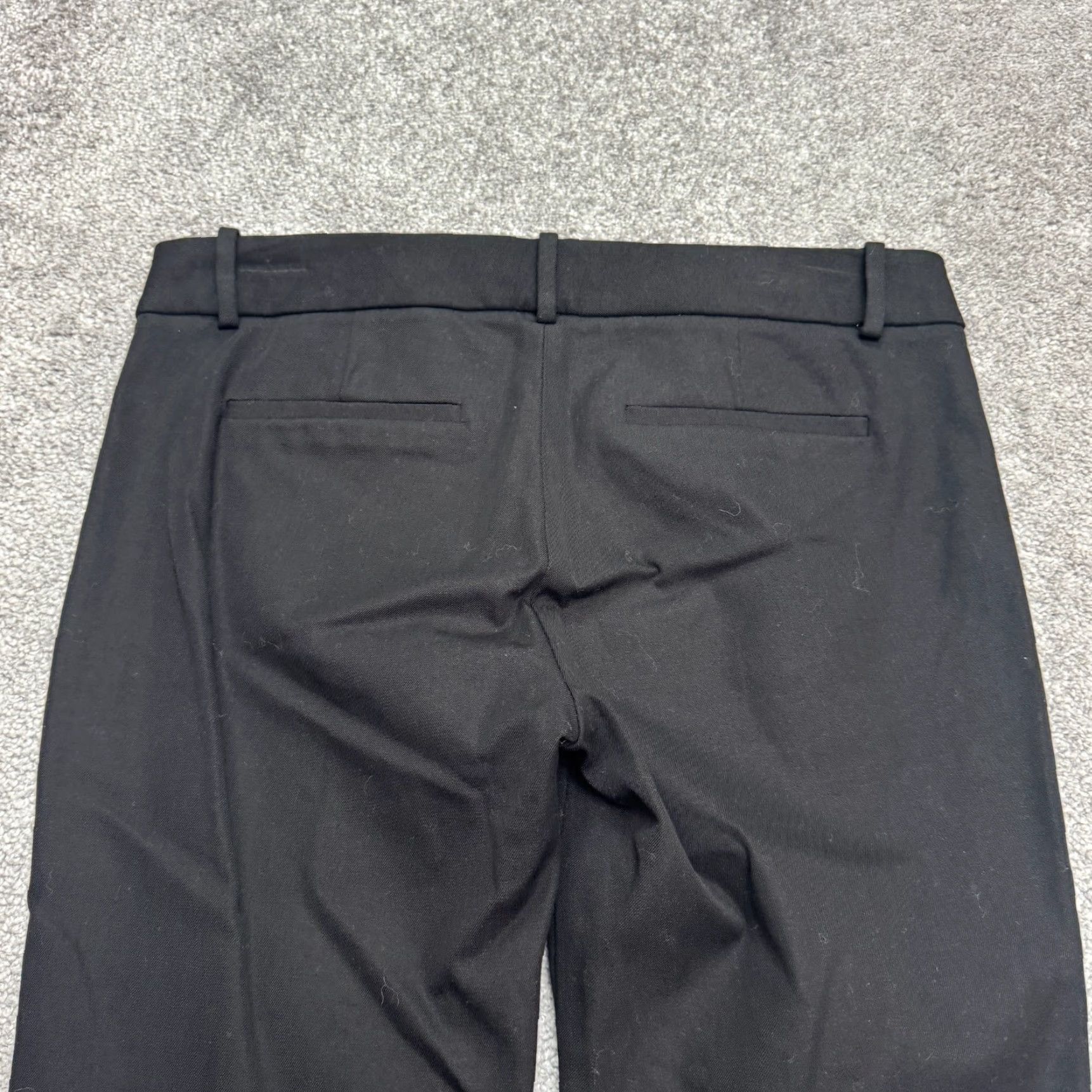 Vintage Stella Carakasi Capri Pants Women 6 Black Cotton Stretch NWT Sample Vintage No Size 28" / US 6 / IT 42 - 3 Thumbnail