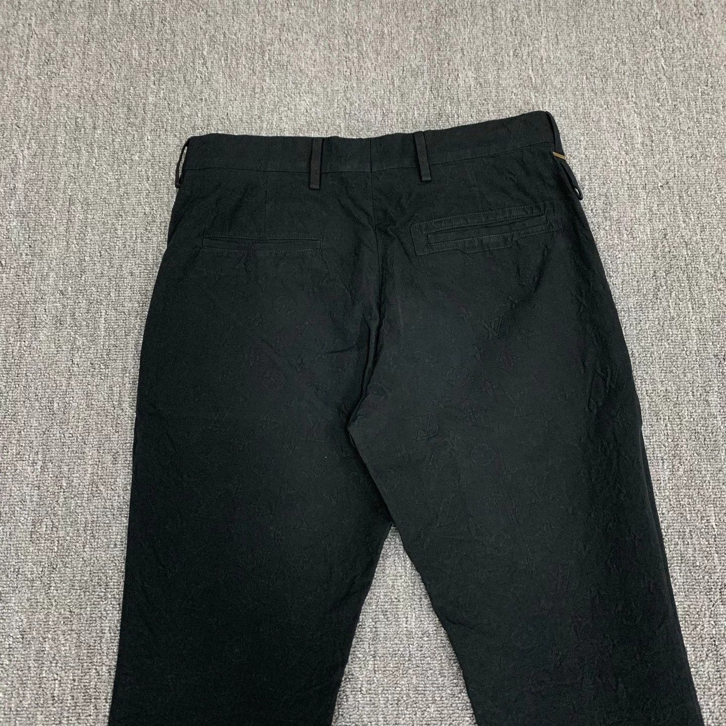 Louis Vuitton LV Black Monogram Allover Pants EU 38 95 New Size US 38 / EU 54 - 7 Thumbnail