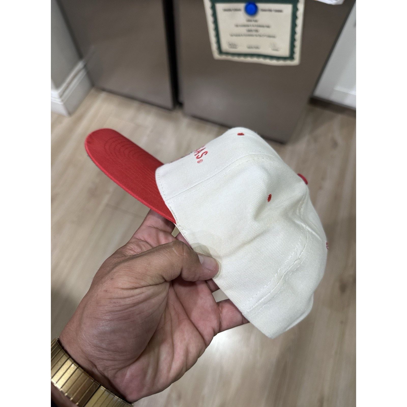 & Other Stories Vintage Arkansas Razorbacks SnapBack Hat Headstart Size ONE SIZE - 4 Thumbnail