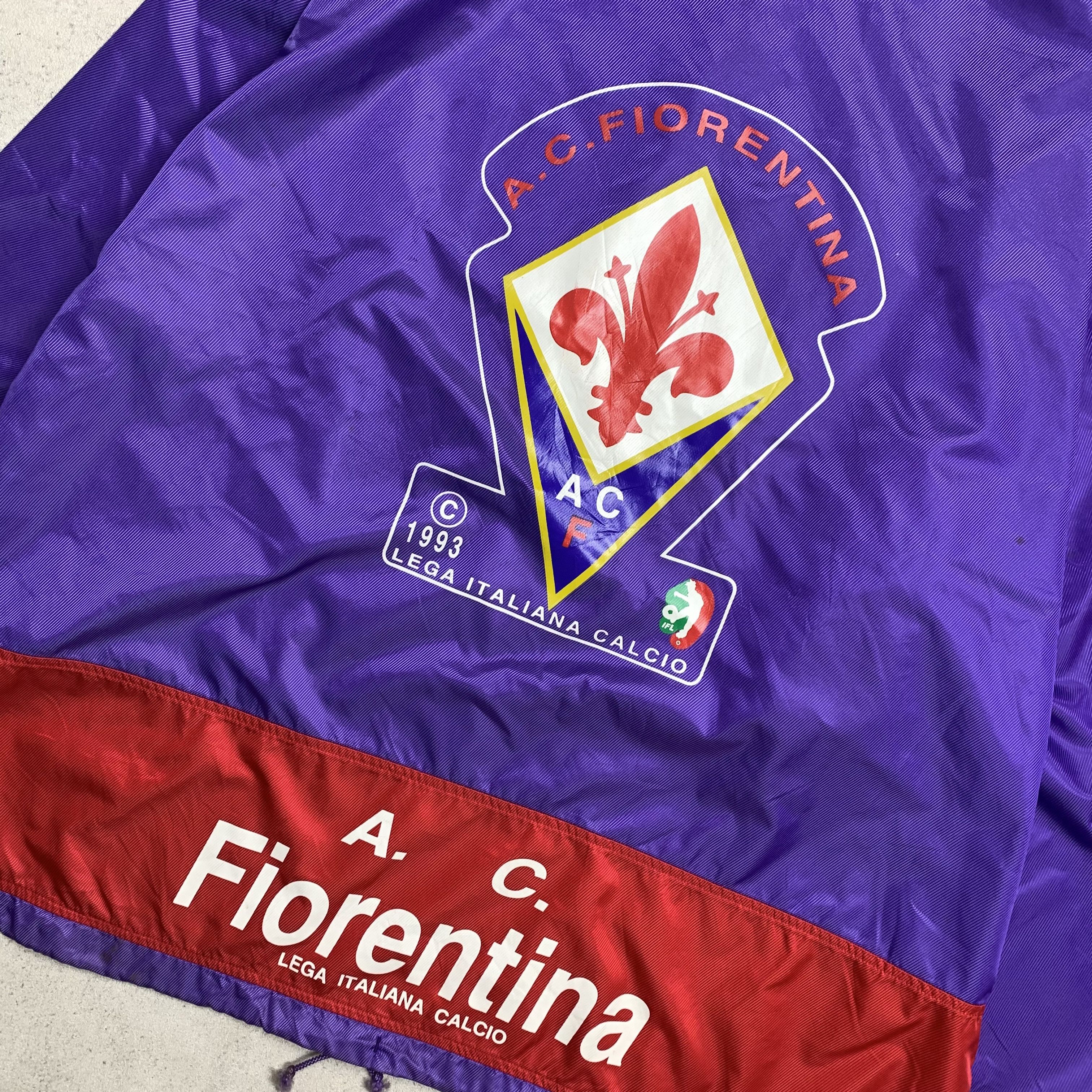 Kappa Vintage Kappa Fiorentina Windbreaker Jacket Size US L / EU 52-54 / 3 - 4 Thumbnail