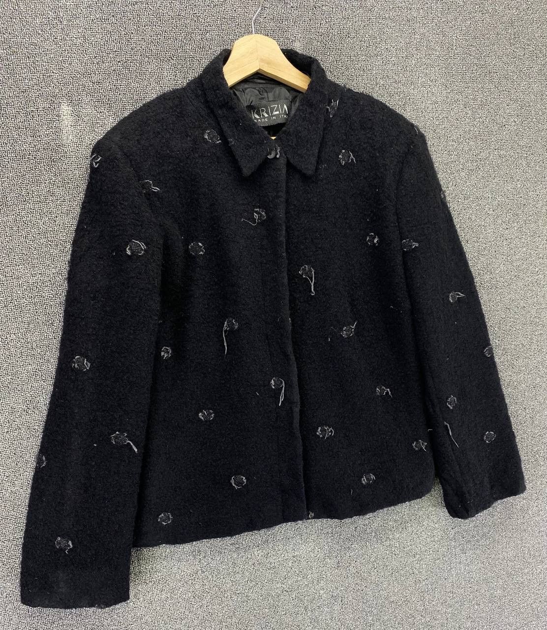 Krizia Uomo Vintage Krizia Uomo Wool Cardigan Rare Jacket Size L / US 10 / IT 46 - 2 Thumbnail