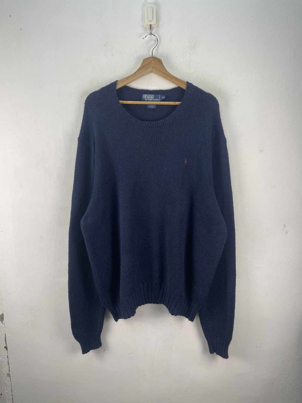Polo Ralph Lauren Vintage 90s Polo Ralph Lauren Sweater Cable Knit Jumper Size US XXL / EU 58 / 5 - 1 Thumbnail