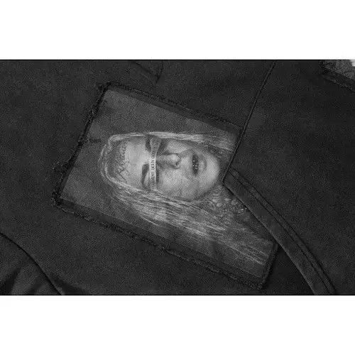 Hypebeast × Japanese Brand Hoodie Gothic Patchwork Faded Hoodie Sweater Size US S / EU 44-46 / 1 - 4 Thumbnail