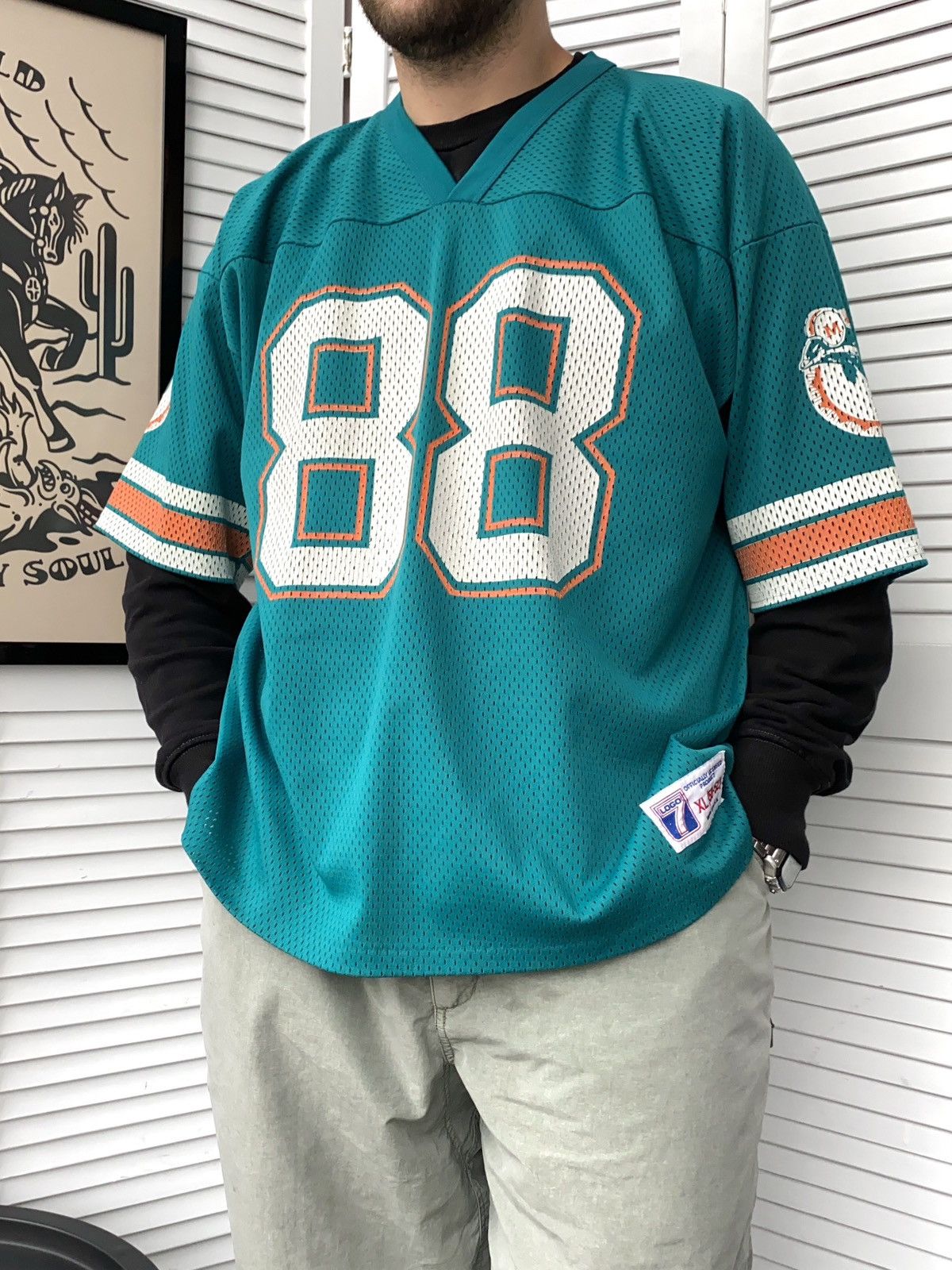 Pull & Bear XL Miami Dolphins Jacket NFL Team Apparel | eBay