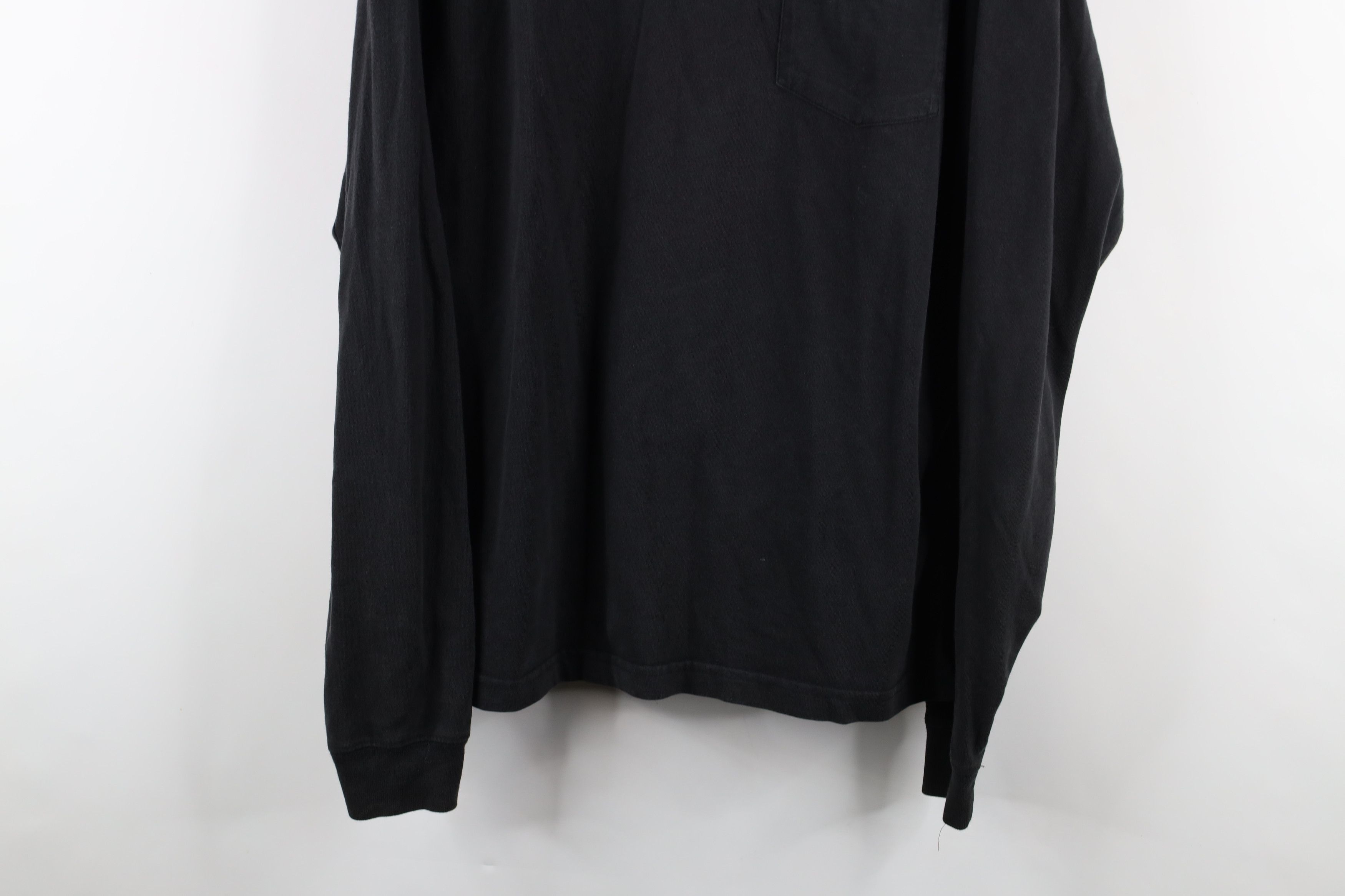 Carhartt × Vintage Vintage 90s Carhartt Spell Long Sleeve Henley T-Shirt Black Size US XL / EU 56 / 4 - 3 Thumbnail