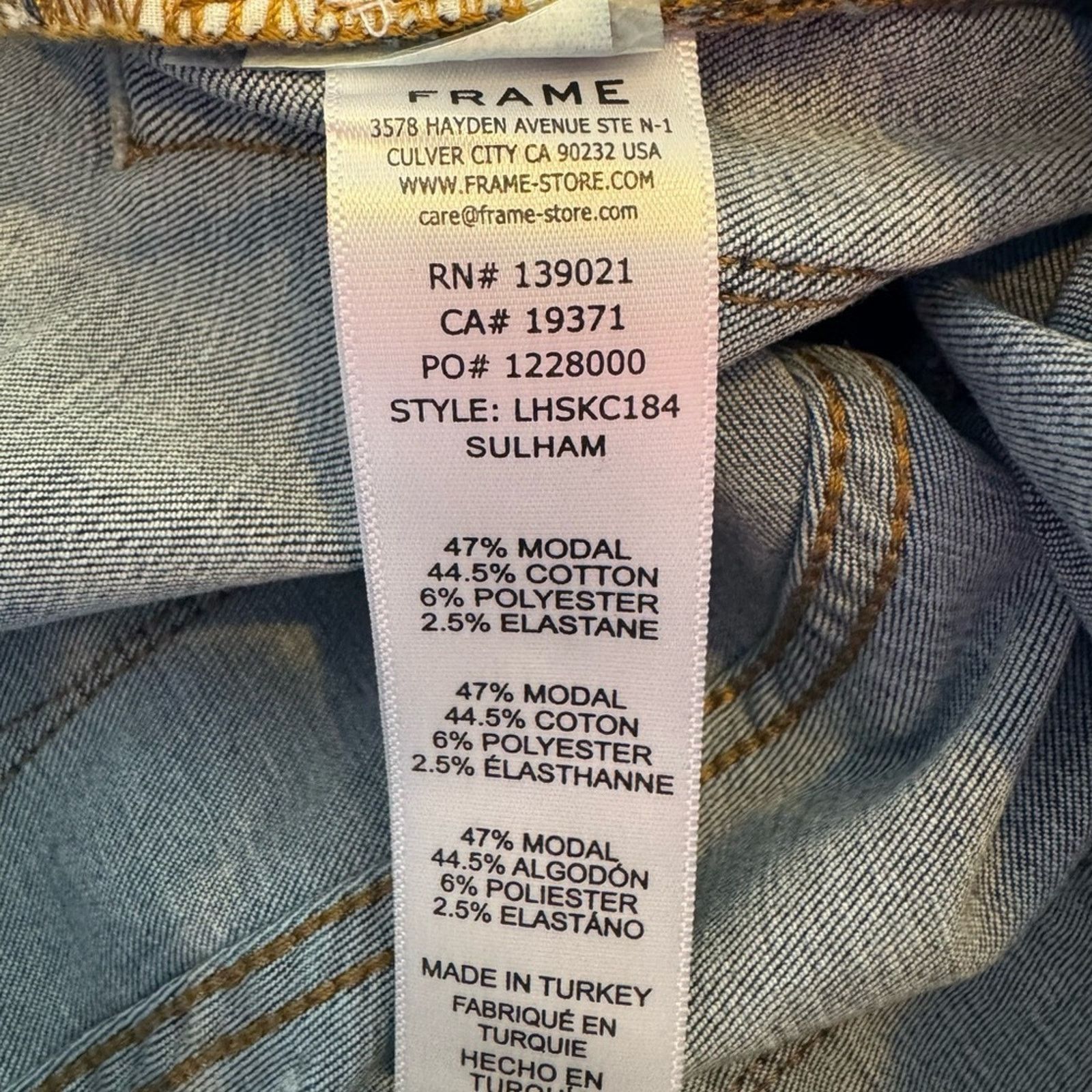 Frame NWT Frame Le High Waist Skinny Cropped Jeans Size 26" / US 2 / IT 38 - 8 Thumbnail