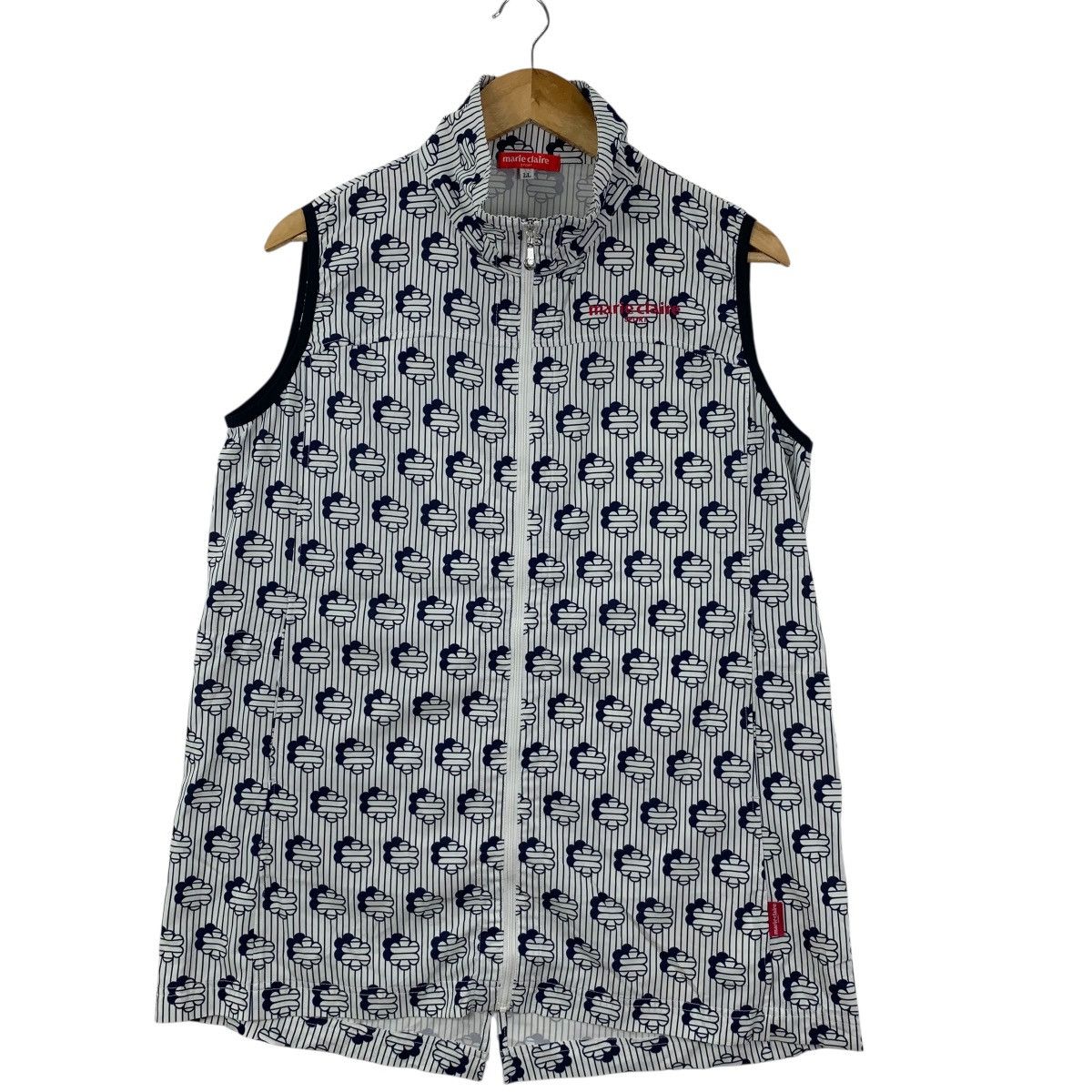 Vintage Vintage MARIE CLAIRE SPORT Collection AOP Vest Zipper Jacket Size L / US 10 / IT 46 - 5 Thumbnail