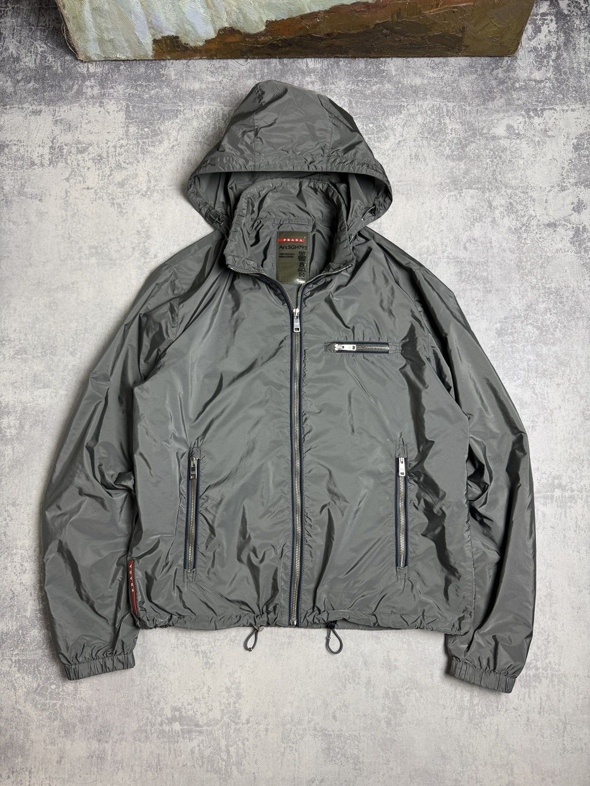 Prada Runway Light Bomber Puffer Y2K Miu Miu Gucci Jacket