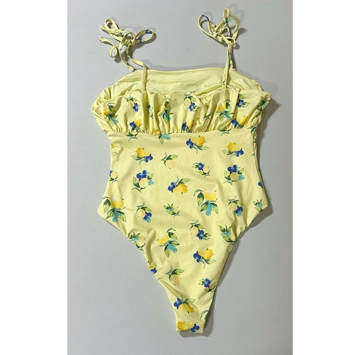 Asos × Designer × Vintage Lemon Blueberries One-Piece Bathing Suit Swimsuit Size 6 🫐✨ Size M / US 6-8 / IT 42-44 - 5 Thumbnail