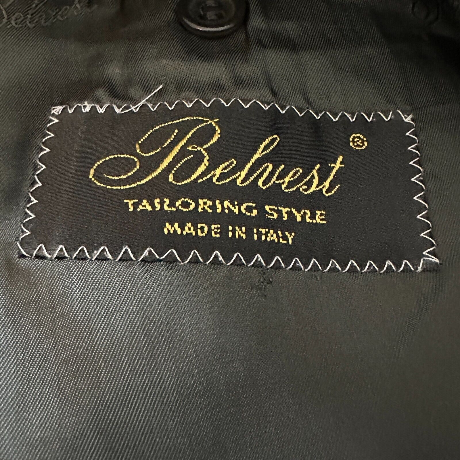 Belvest Belvest Blazer Jacket Men 44R Black Wool Tuxedo Peak Lapel Size 44R - 7 Thumbnail