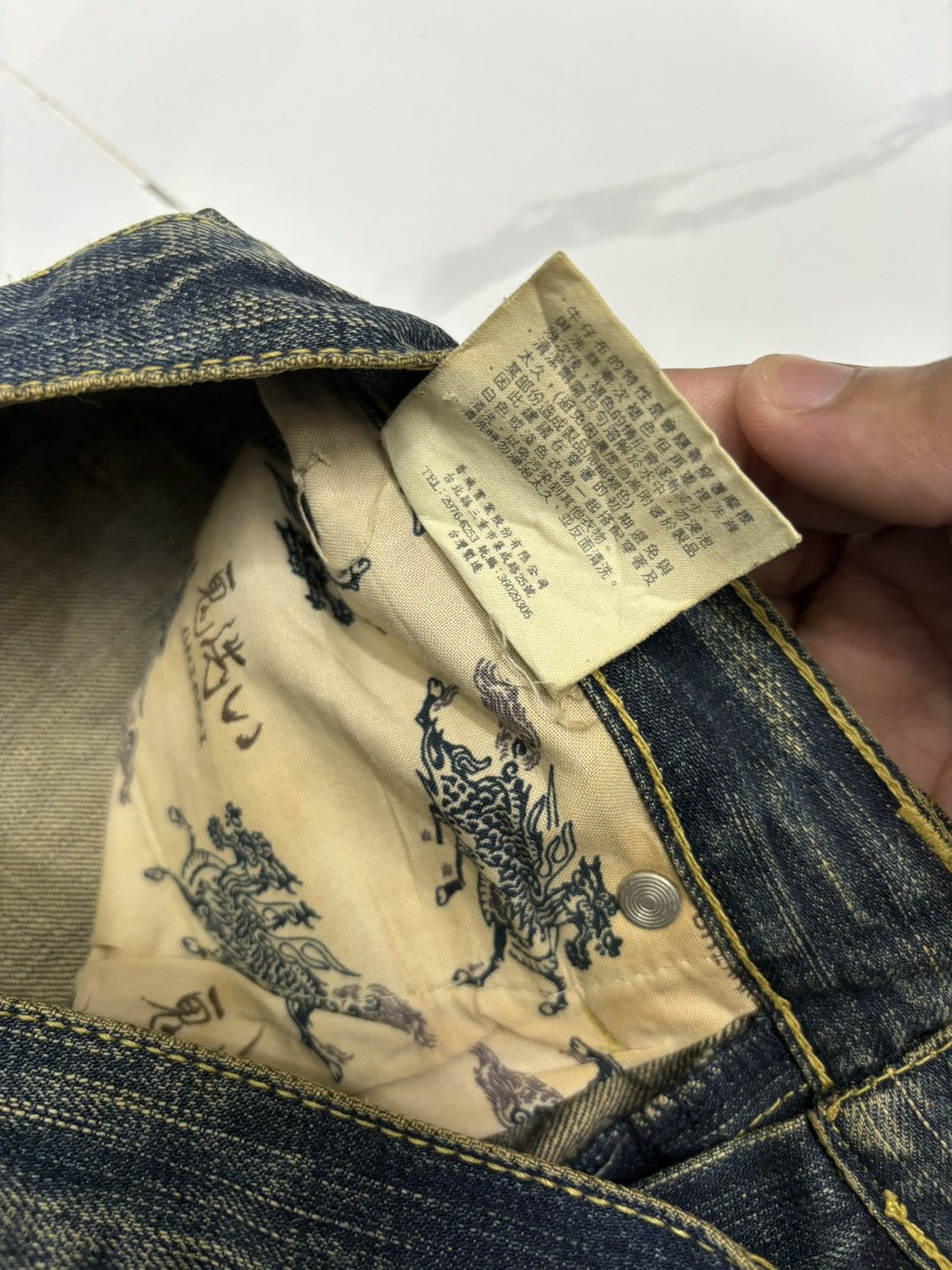 Japanese Brand RARE JAPANESE JEANS ART ONIARAI RUSTY CLAWMARK DENIM Size 30" / US 8 / IT 44 - 13 Thumbnail