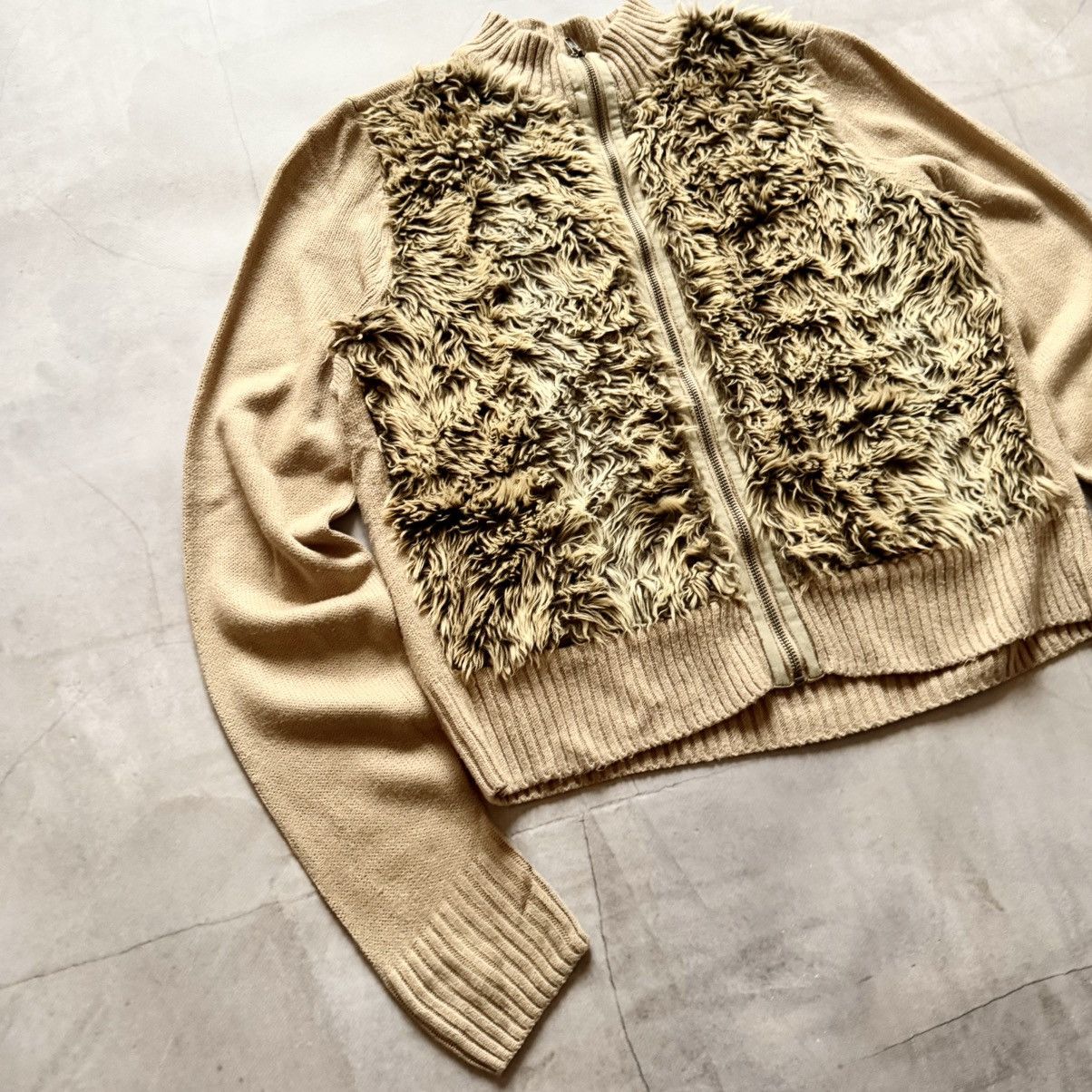 Hysteric Glamour × Undercover Vintage If Six Was Nine LGB Vibe Fur Zip Sweater Sweatshirt Size US S / EU 44-46 / 1 - 3 Thumbnail