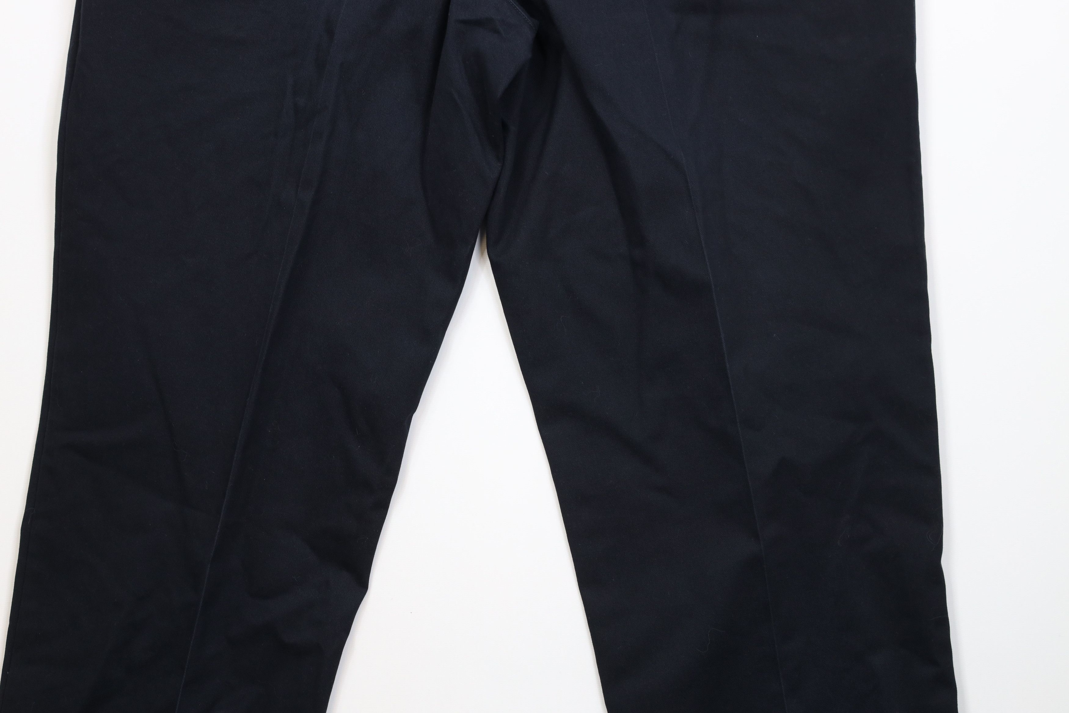 Lands' End Vintage Lands End Wide Leg Chino Pants Trousers Navy Blue Size US 38 / EU 54 - 12 Thumbnail
