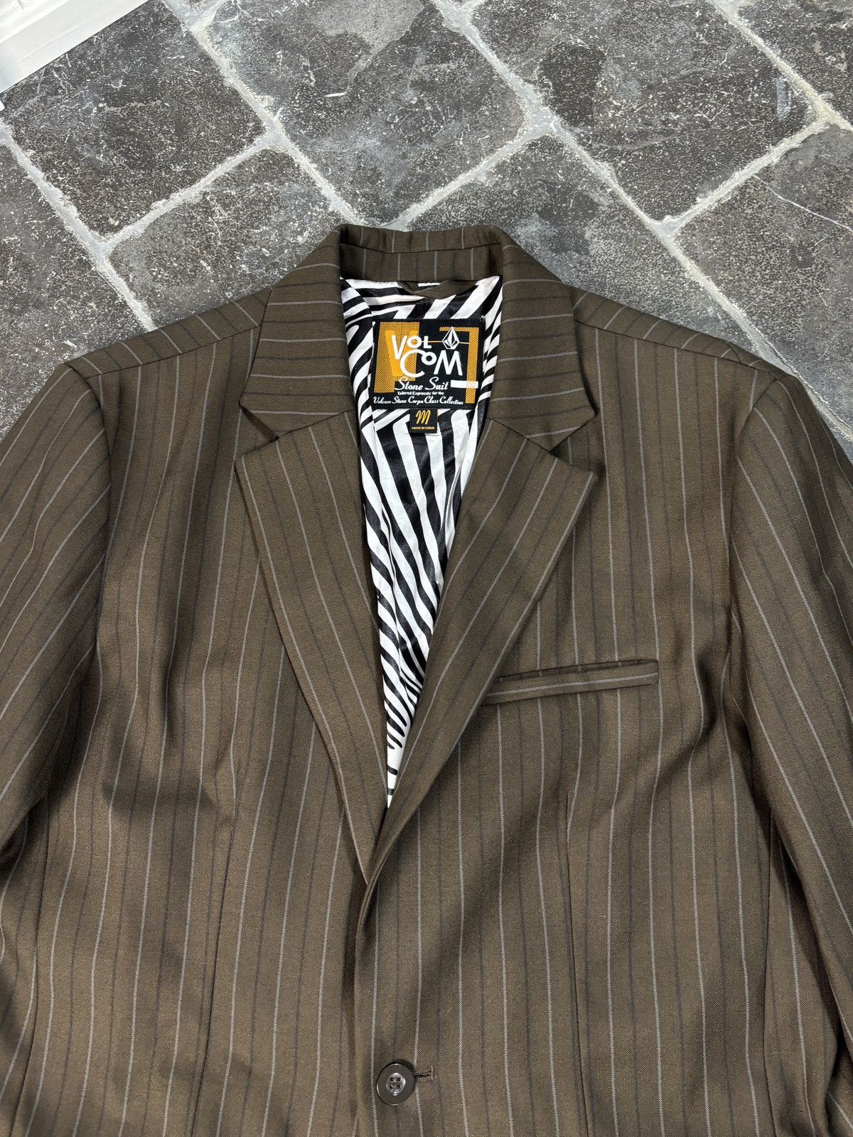 Volcom Volcom Stone Corpo Class Two Piece Suit Snow Nylon Polyester Size 40R - 20 Thumbnail