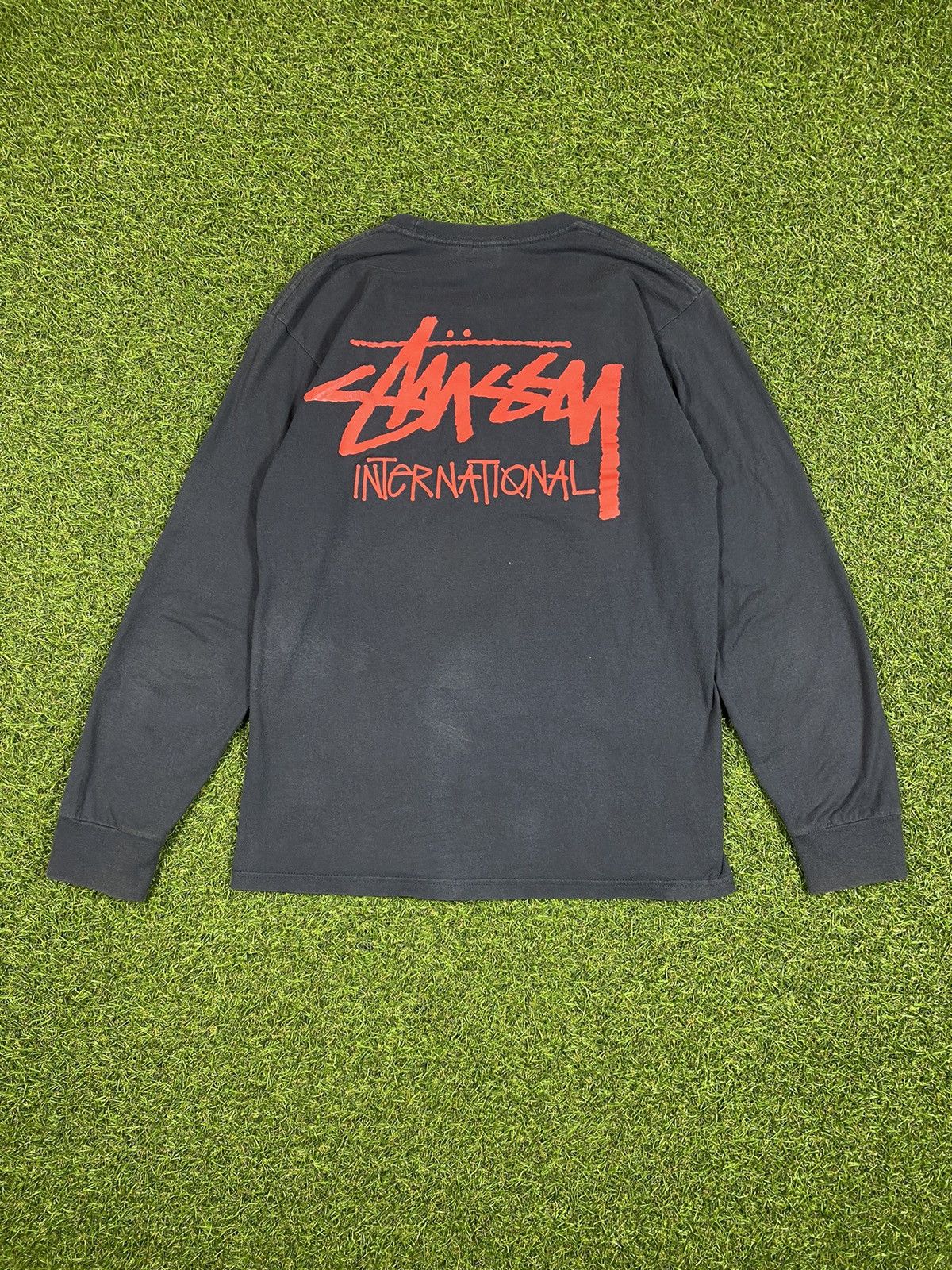 Stussy × Vintage Vintage Stussy long sleeve streetwear big logo size S Size US S / EU 44-46 / 1 - 5 Thumbnail