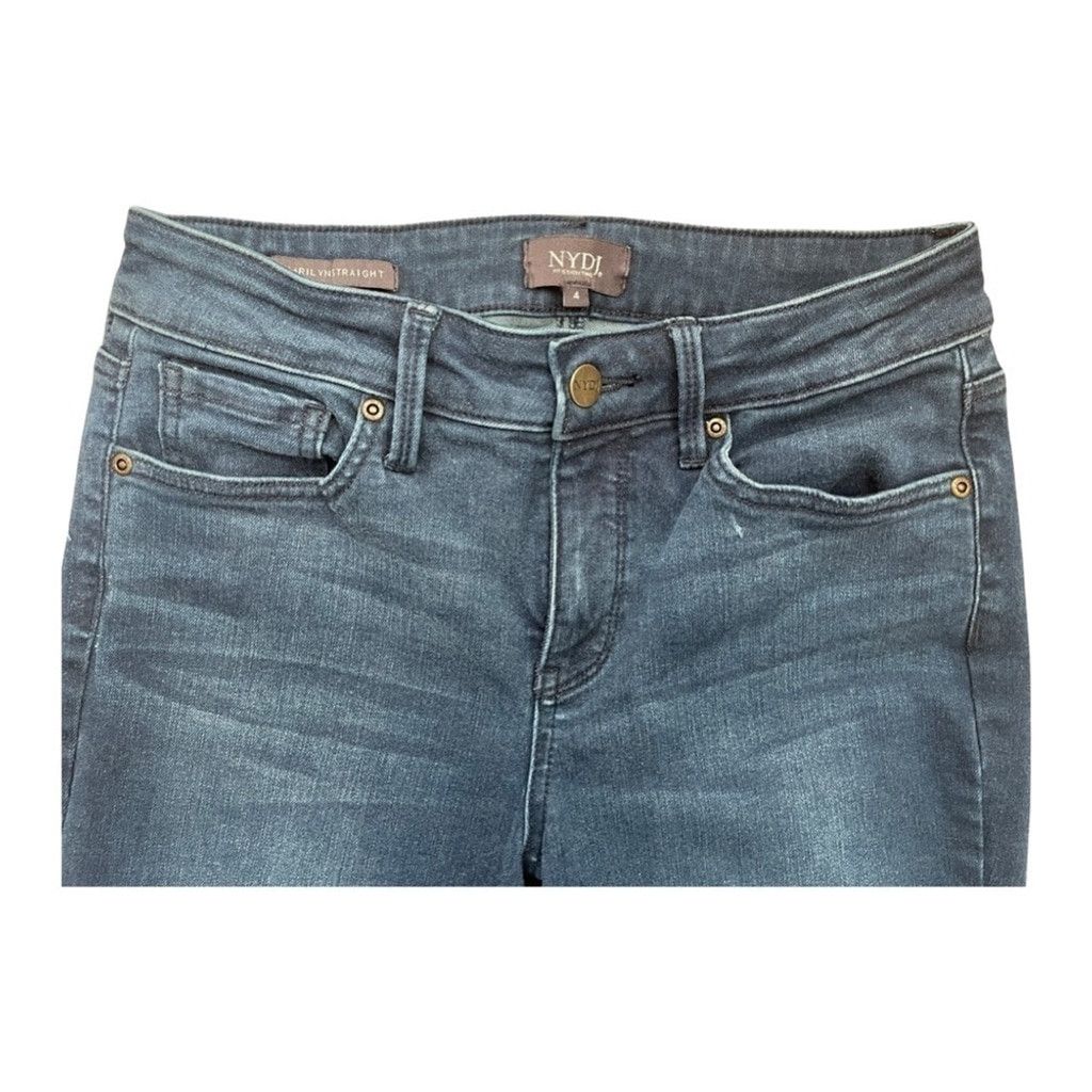 NYDJ NYDJ Marilyn Straight 5 Pocket Stretch Jeans Women’s Size 4. Size 27" / US 4 / IT 40 - 6 Thumbnail
