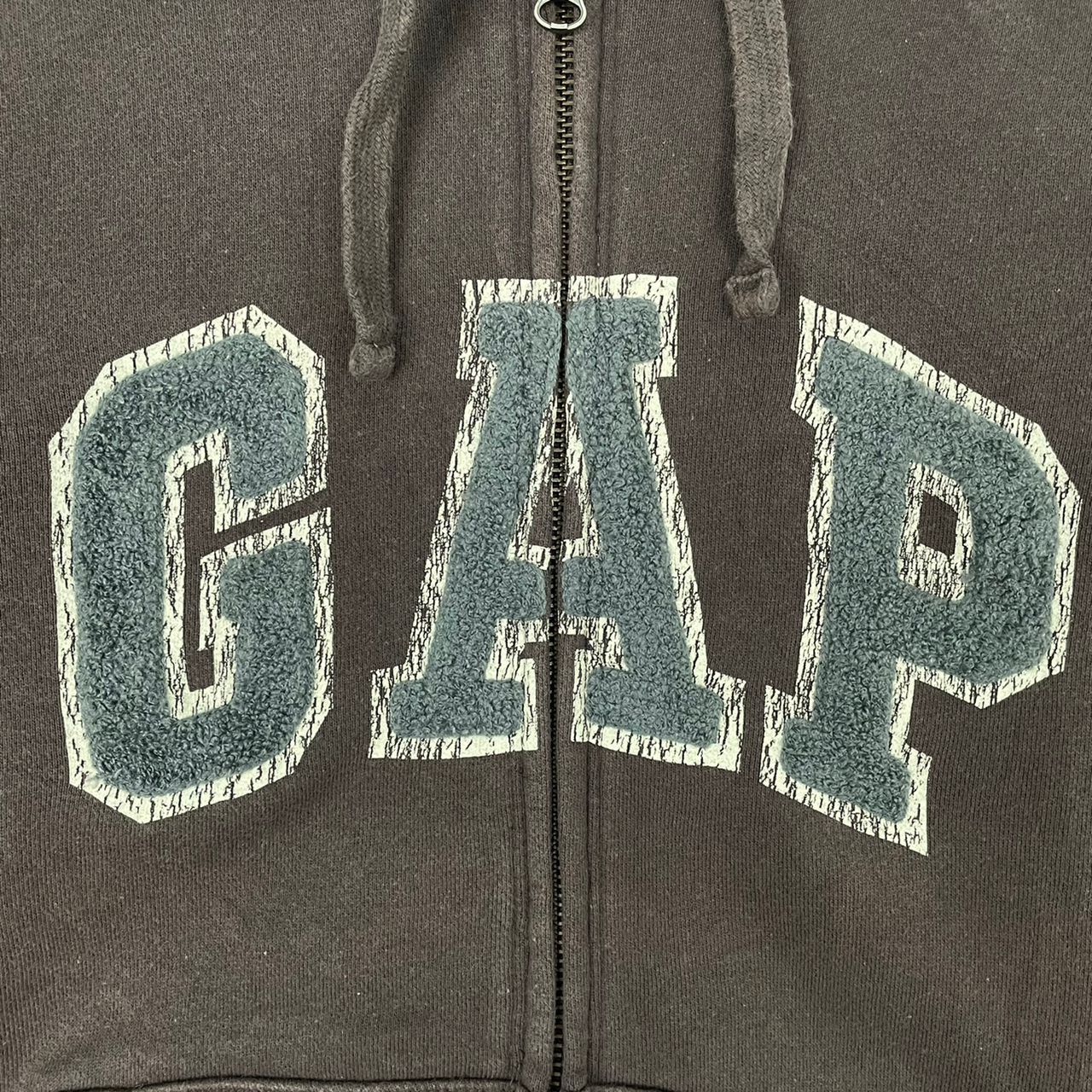 Gap Vintage Gap Big Embroided Logo Fullzipper Hoodie Size US M / EU 48-50 / 2 - 6 Thumbnail