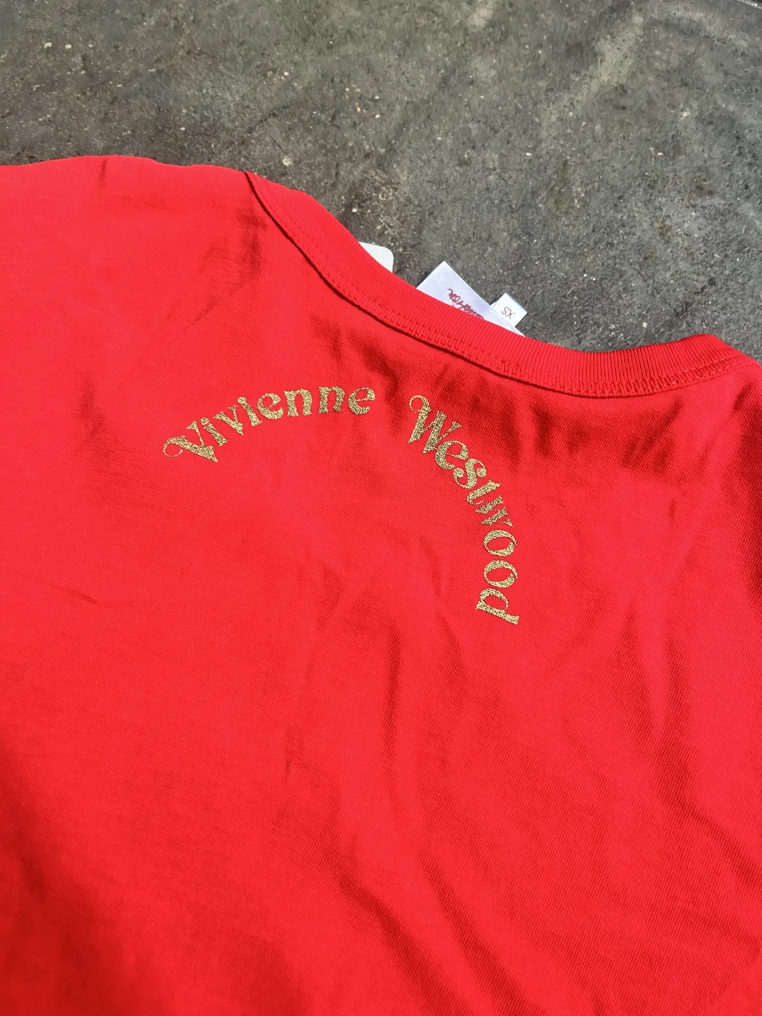 Vivienne Westwood 2015 Limited Edition Gold Reflective Saber T Shirt w/ Orb Size US S / EU 44-46 / 1 - 7 Thumbnail