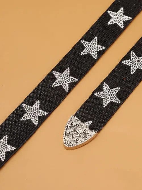 VIBE Gorgeous and shiny star rhinestone belt Size ONE SIZE - 4 Thumbnail