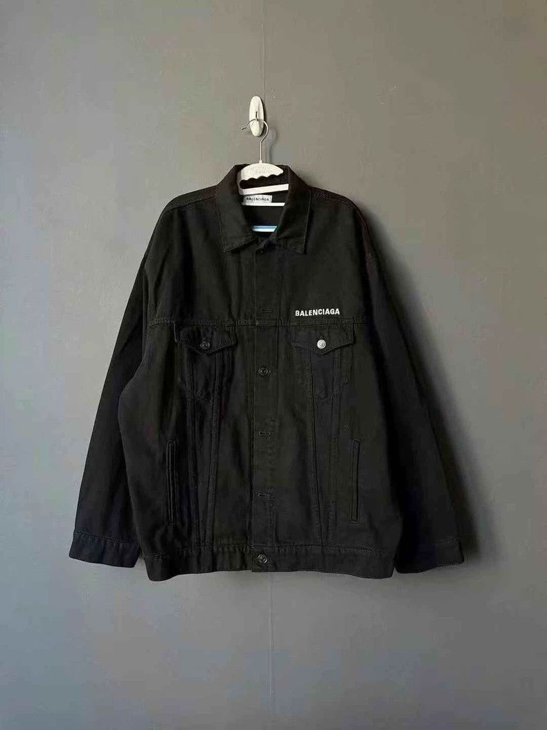 Balenciaga Balenciaga size 36 Black crew denim jacket Size US XS / EU 42 / 0 - 1 Thumbnail