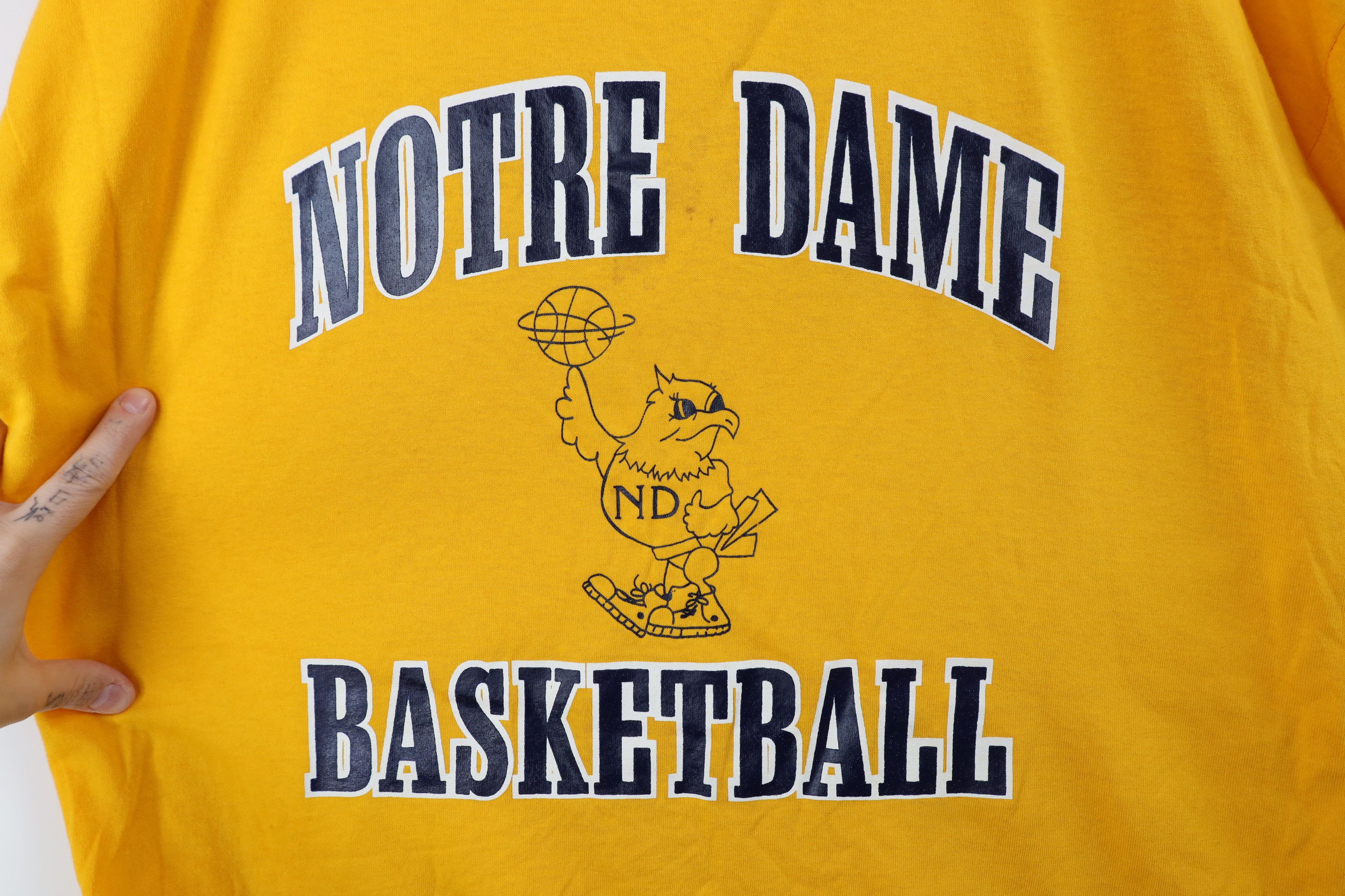Russell Athletic × Vintage Vintage 90s Russell Athletic University Basketball T-Shirt Size US XL / EU 56 / 4 - 4 Thumbnail