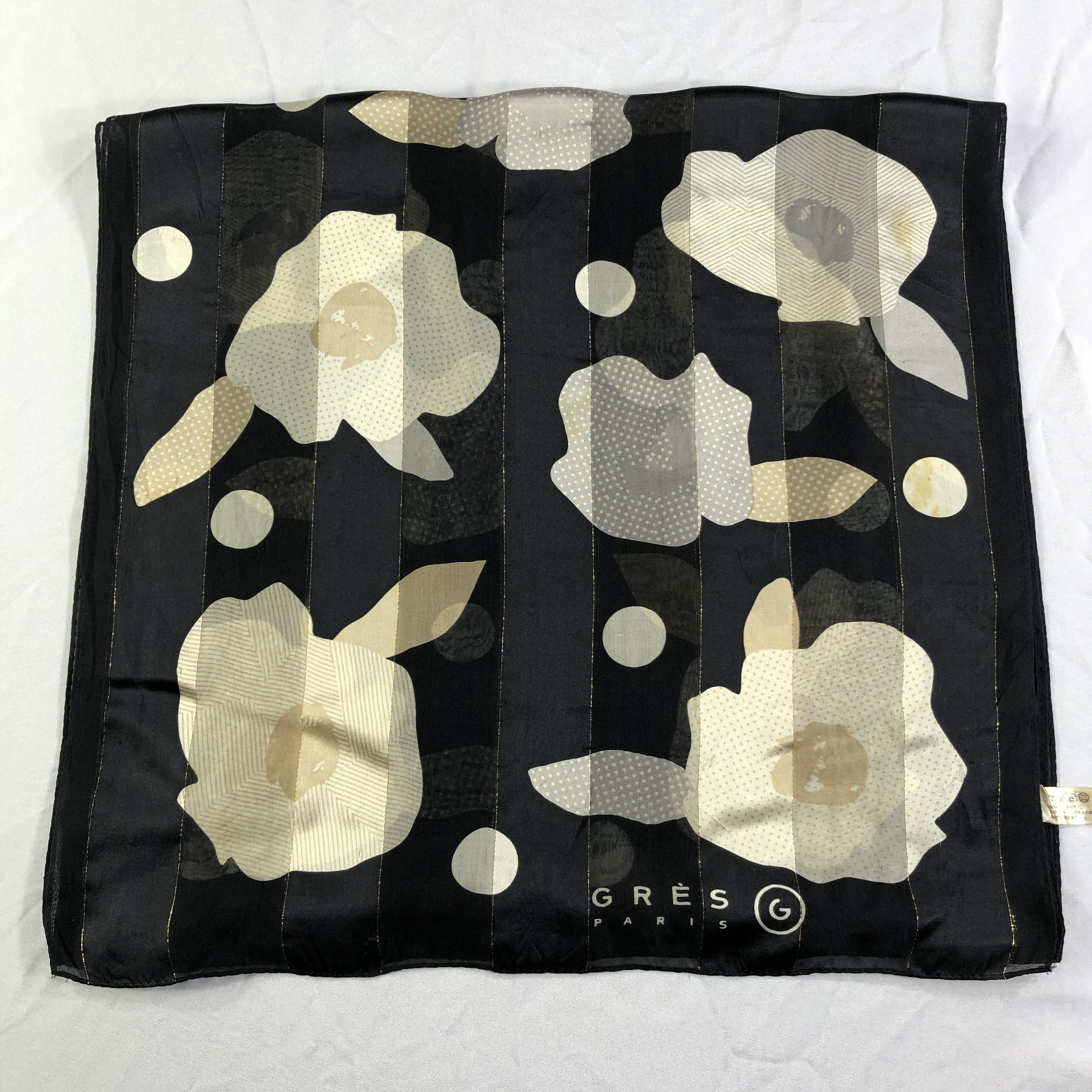 Vintage Vintage Gres Silk Scarf Size ONE SIZE - 2 Thumbnail