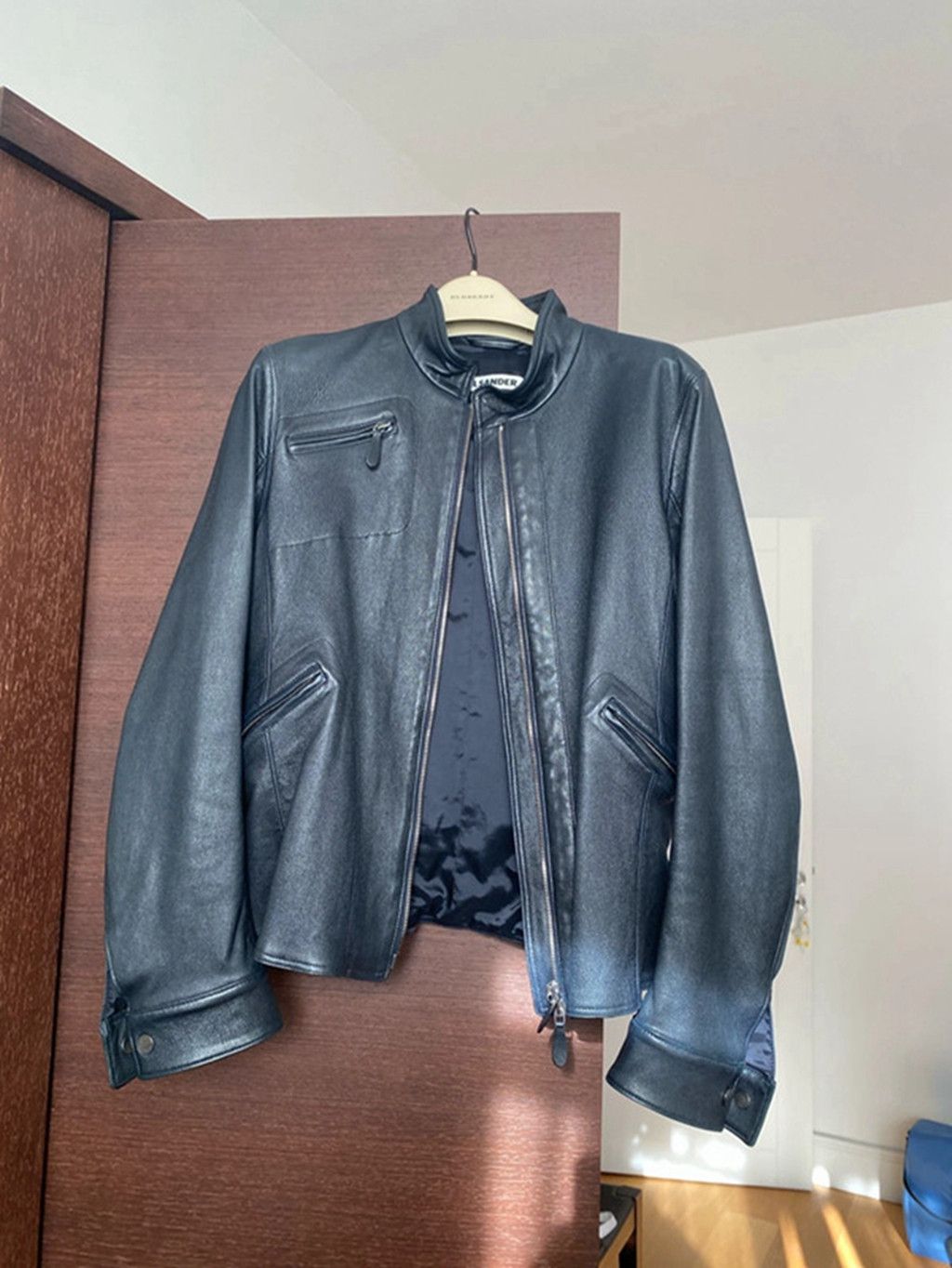 Jil Sander Jil Sander black leather jacket Size US S / EU 44-46 / 1 - 1 Thumbnail