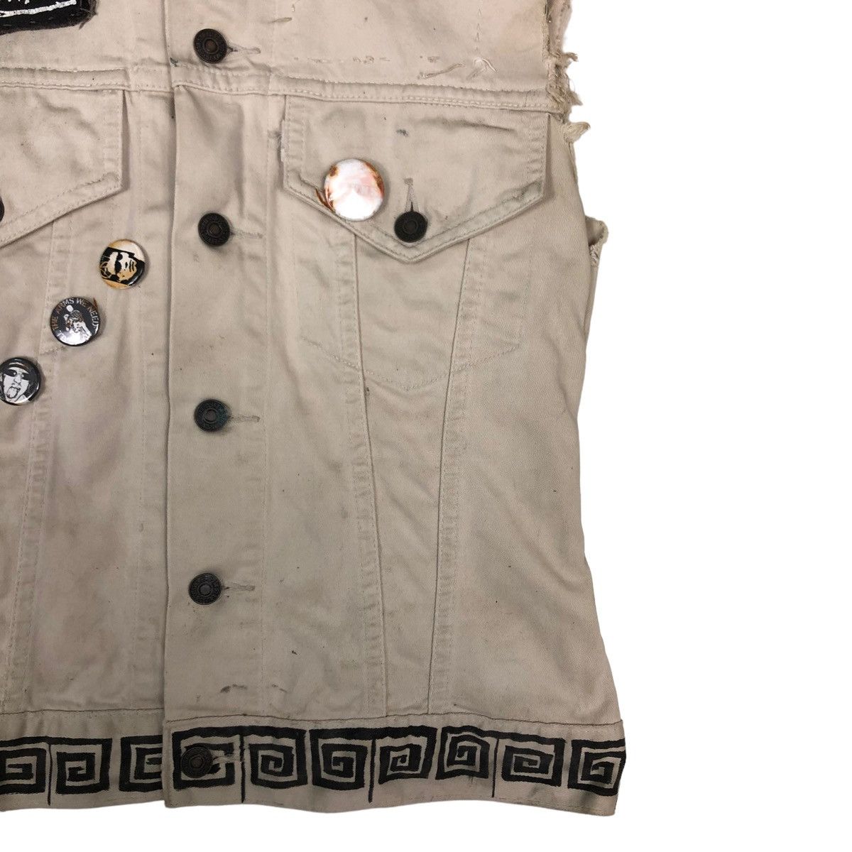 Japanese Brand 🔥VINTAGE TANK TOP CUSTOM LEVI’S BIKER BONDAGE PUNK STYLE Size US M / EU 48-50 / 2 - 7 Thumbnail