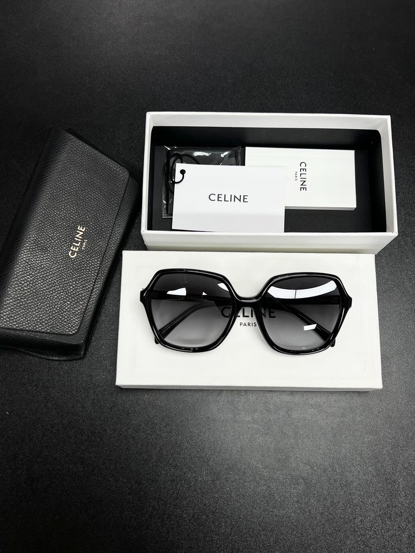 Celine Celine Black Sunglasses one size Men Size ONE SIZE - 1 Thumbnail