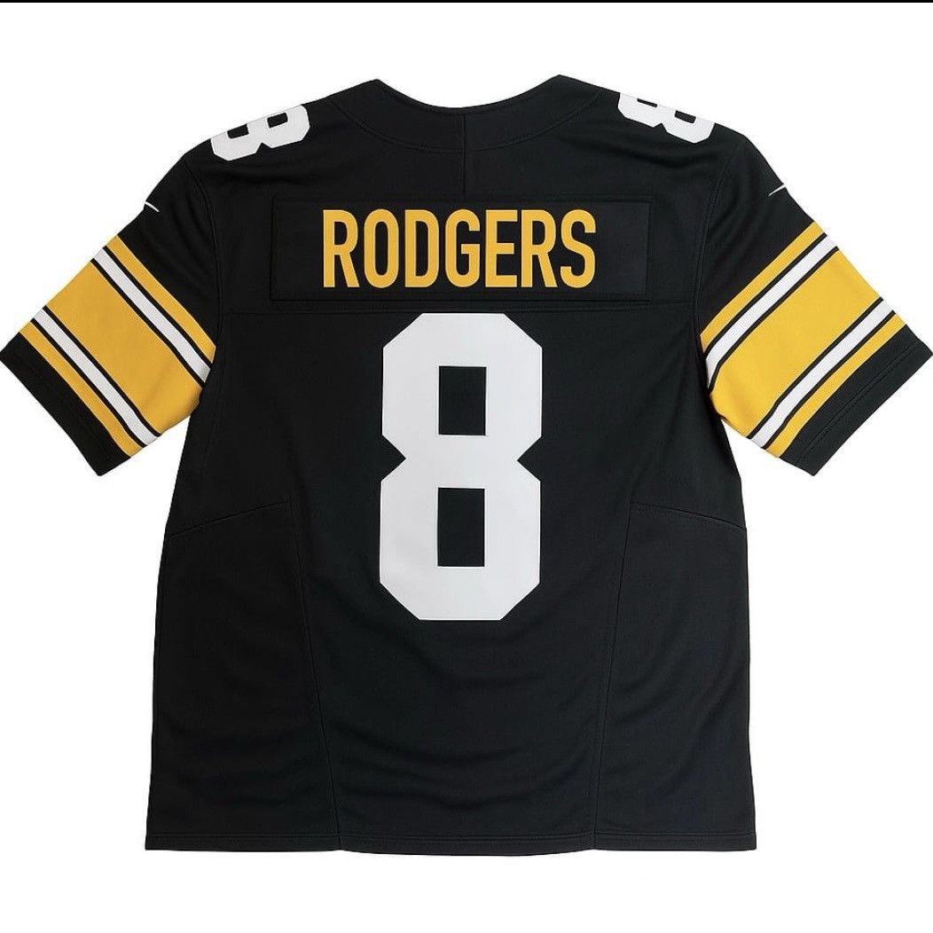 Nike Aaron Rodgers Pittsburgh Steelers FUSE Throwback Jersey XL Size US M / EU 48-50 / 2 - 1 Thumbnail