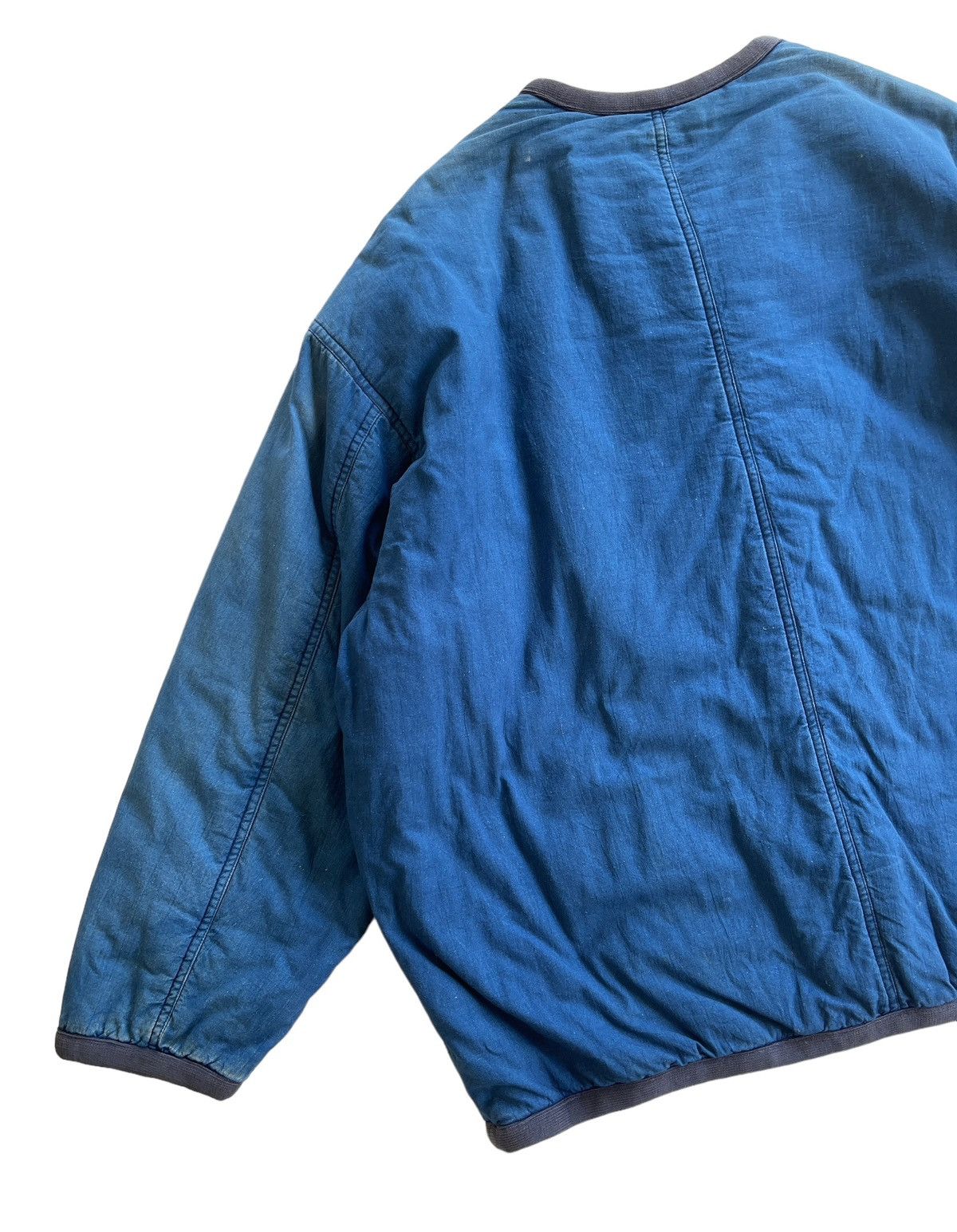 Hai Sporting Gear Issey Miyake Blue Indigo kimono Noragi Jacket Size US M / EU 48-50 / 2 - 10 Thumbnail