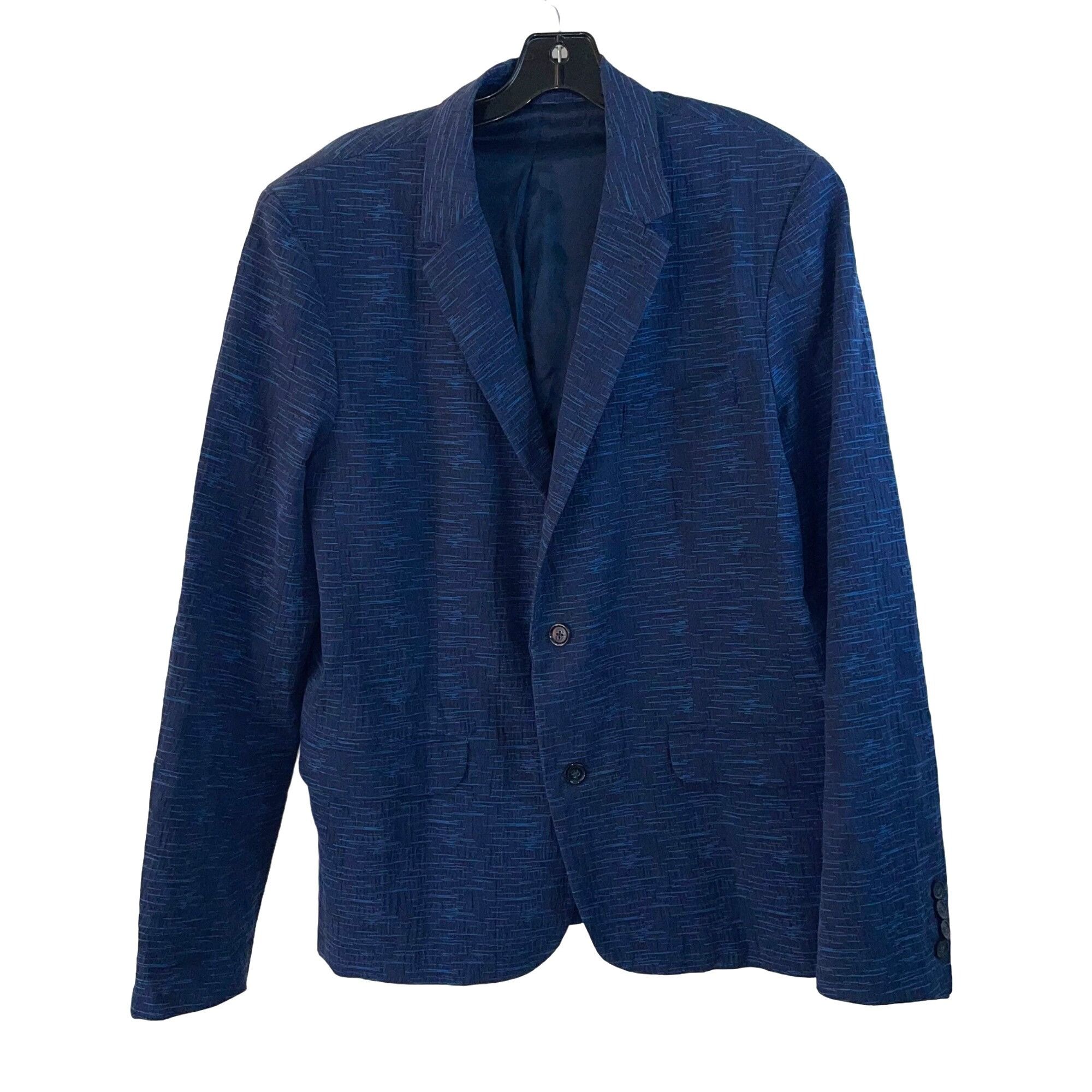 Mr Turk Mr Turk Mens Blazer Size 44 Blue Single Breasted Size 44S - 1 Thumbnail